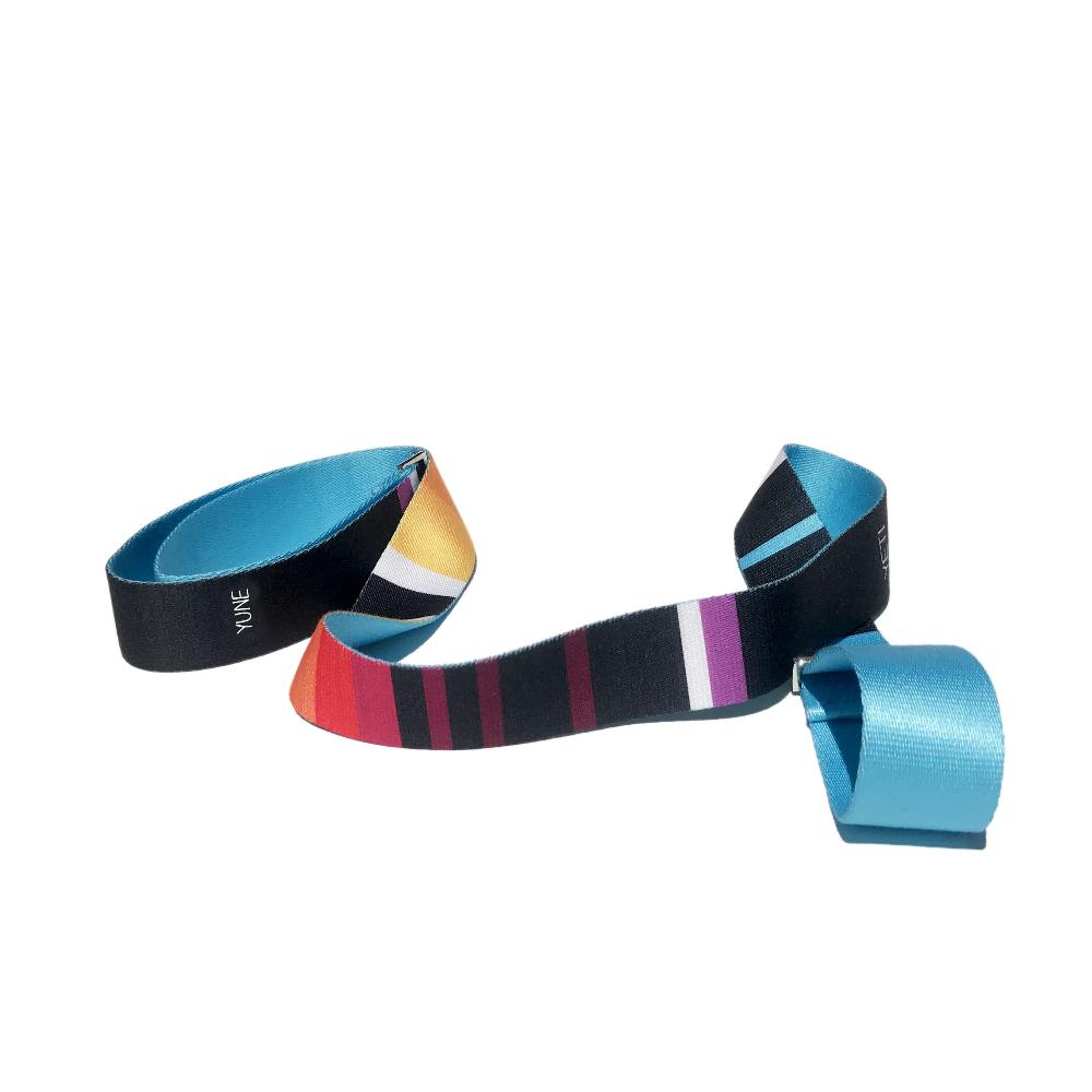 Horatio Yoga Strap – Blue Stretching Strap w/ Metal Buckles | Yune Yoga Yune Yoga