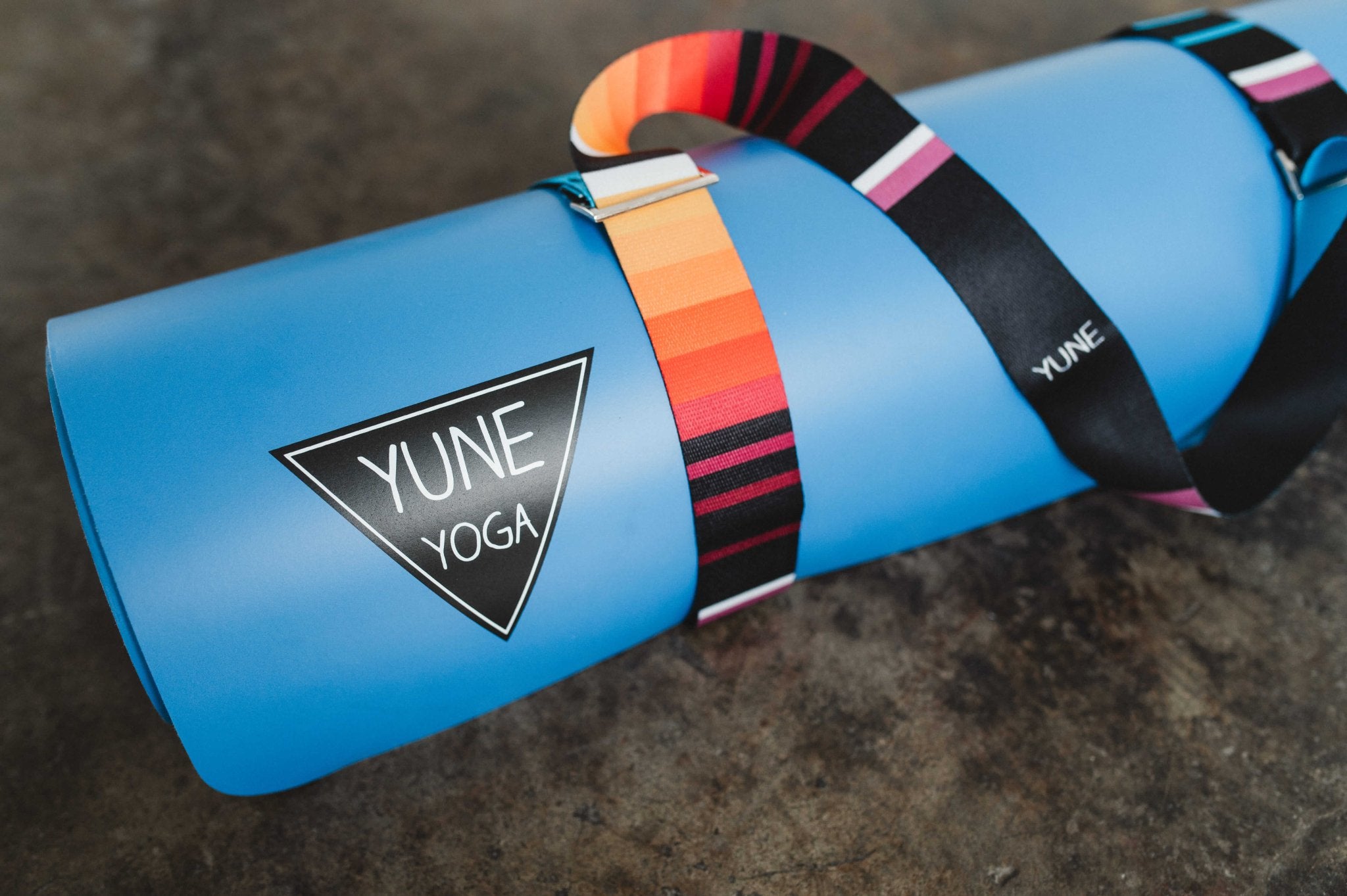 Horatio Yoga Strap – Blue Stretching Strap w/ Metal Buckles | Yune Yoga Yune Yoga