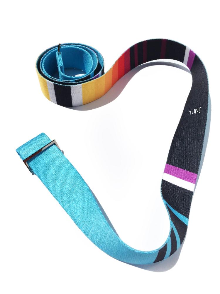 Horatio Yoga Strap – Blue Stretching Strap w/ Metal Buckles | Yune Yoga Yune Yoga