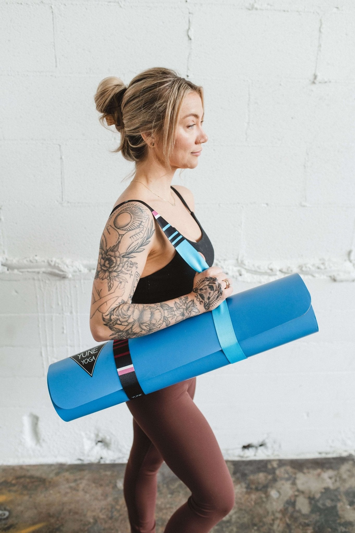 Horatio Yoga Strap – Blue Stretching Strap w/ Metal Buckles | Yune Yoga Yune Yoga