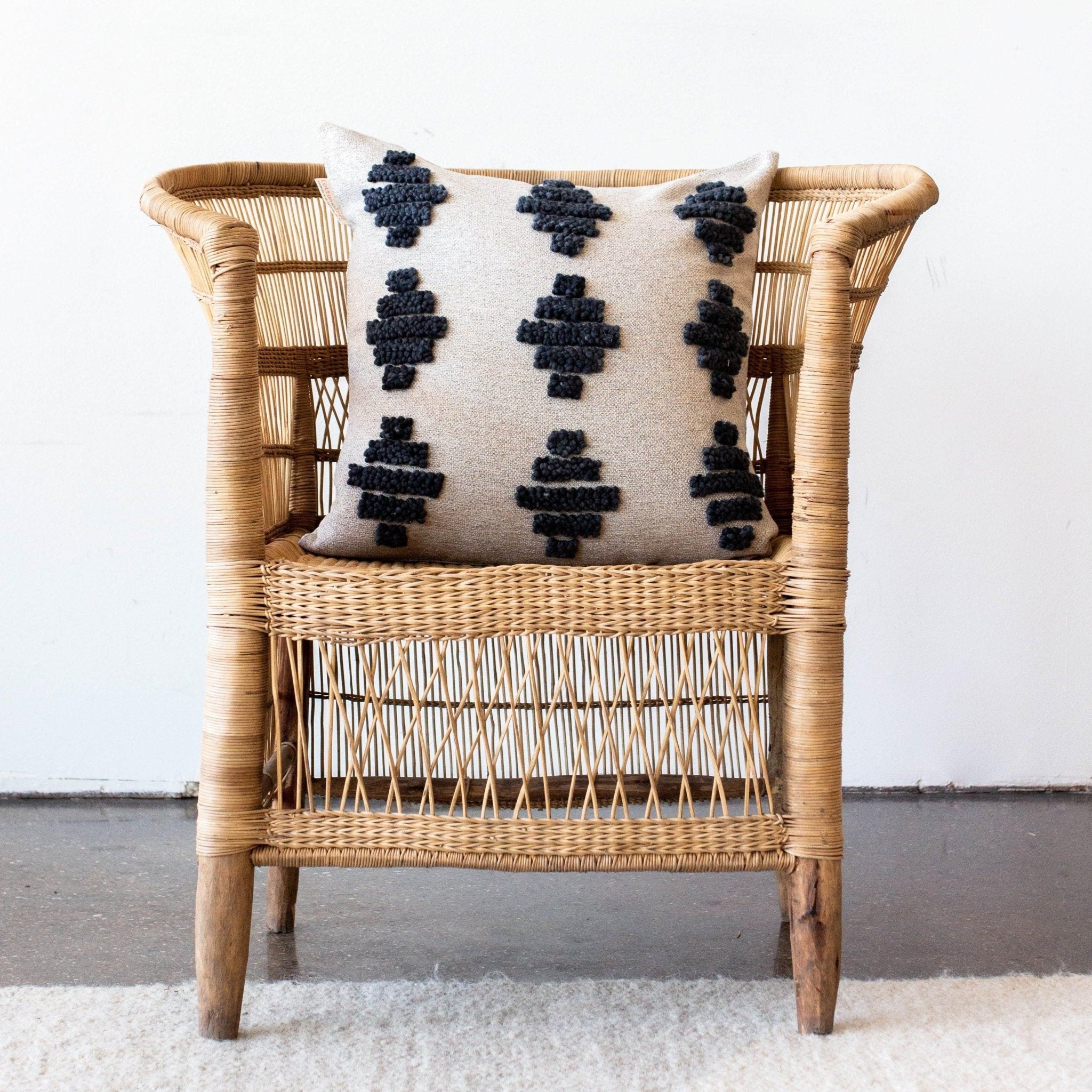 Isuvinu Cotton Square Throw Pillow Kanju Interiors