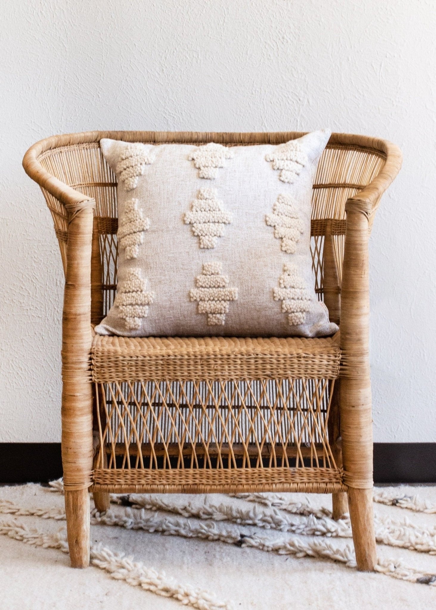 Isuvinu Cotton Square Throw Pillow Kanju Interiors