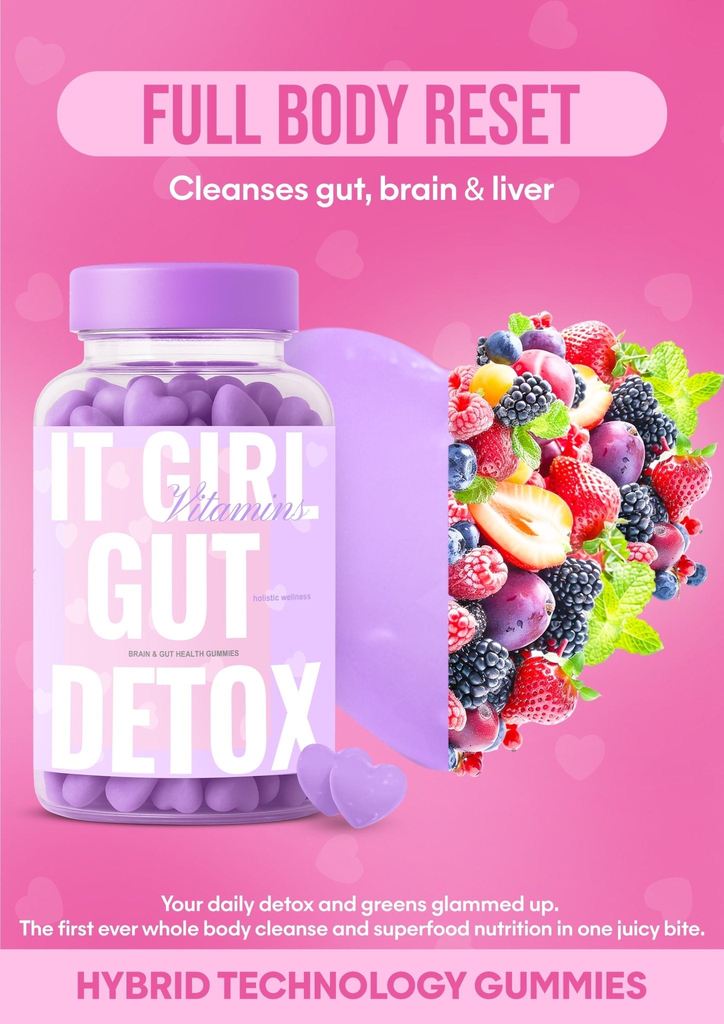 It Girl Gut Glow Up - Inside, Out. It Girl Vitamins