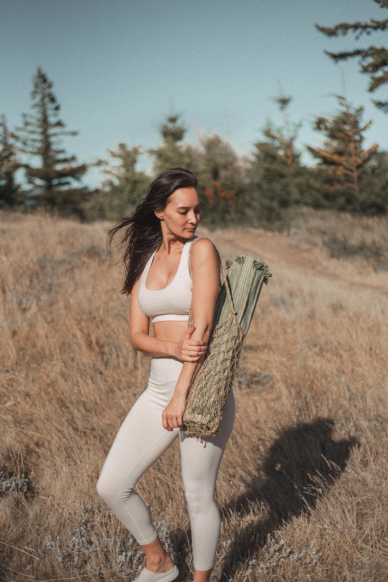 Jade & Jute - Naturally Dyed Herbal Yoga Mat okoliving