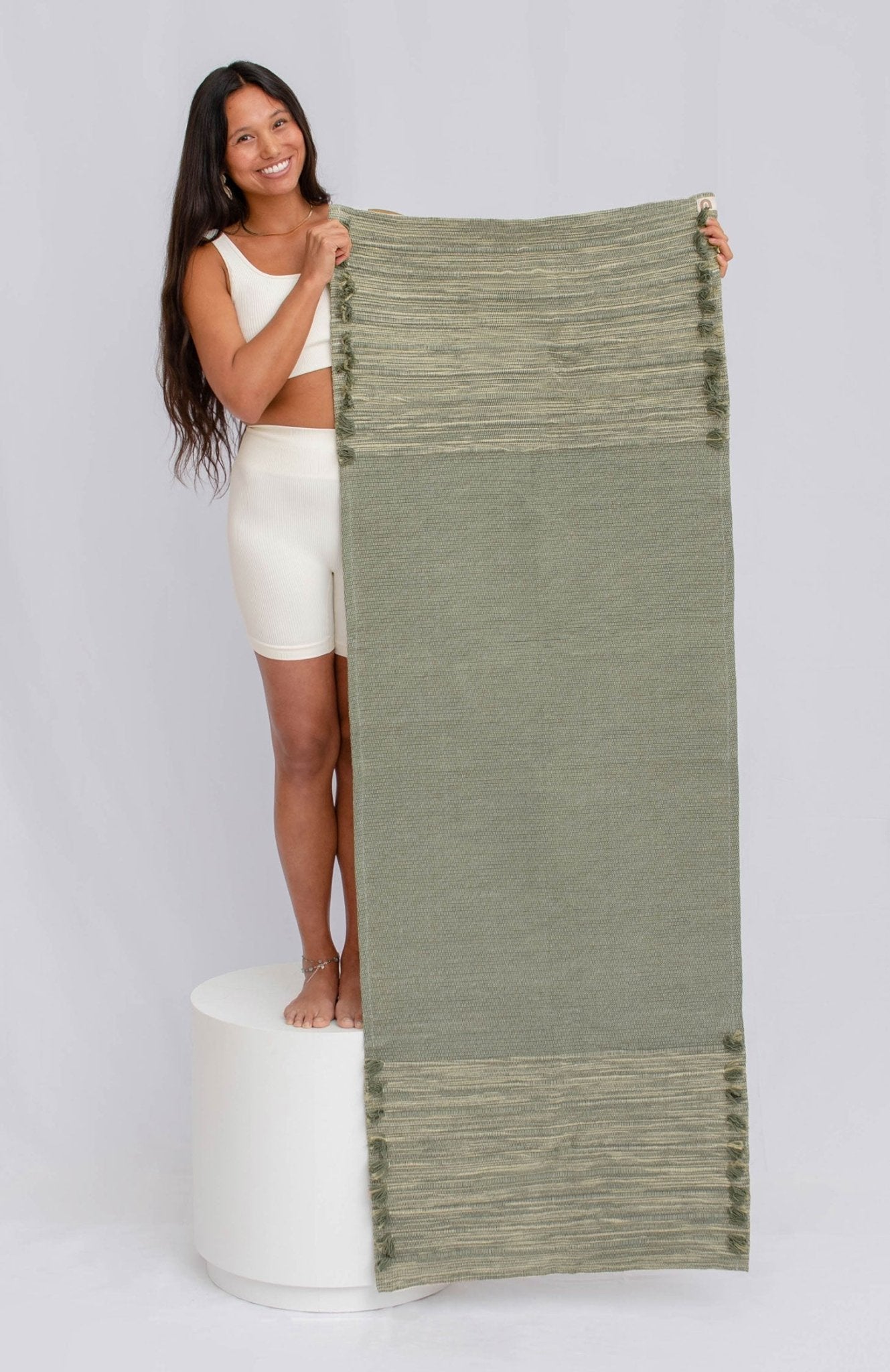 Jade & Jute - Naturally Dyed Herbal Yoga Mat okoliving