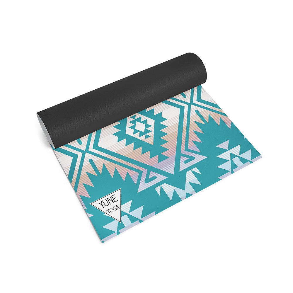 Jerome Lake Yoga Mat – 6 mm Extra Thick, Double - Sided Non - Slip, Eco - Friendly PER with Deep Blue Water Design | Yune Yoga Yune Yoga