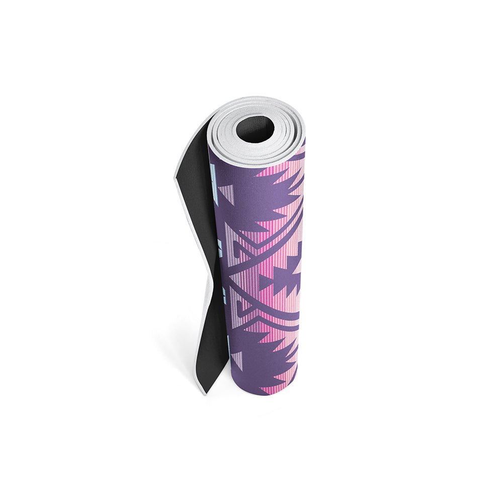 Jerome Midnight Yoga Mat – 6 mm Extra Thick, Double - Sided Non - Slip, Eco - Friendly PER with Deep Purple Midnight Design | Yune Yoga Yune Yoga
