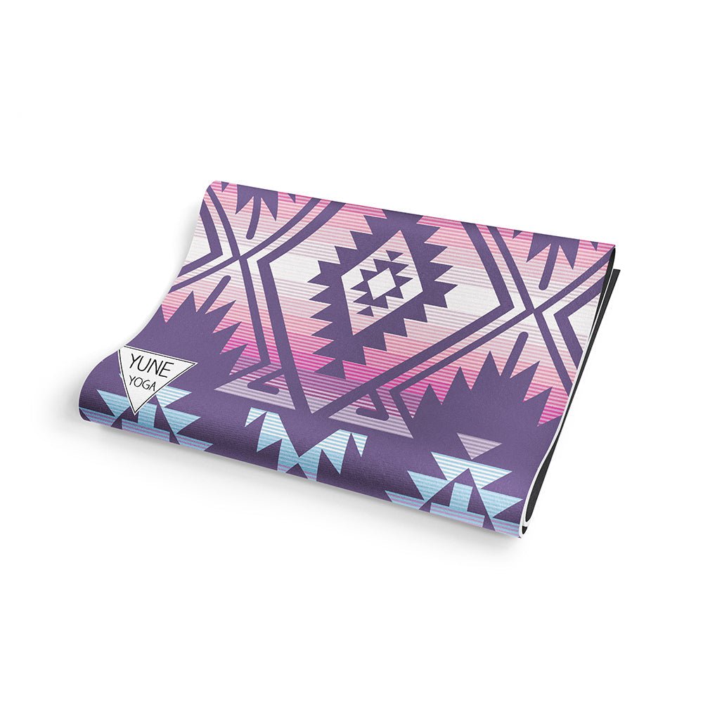 Jerome Midnight Yoga Mat – 6 mm Extra Thick, Double - Sided Non - Slip, Eco - Friendly PER with Deep Purple Midnight Design | Yune Yoga Yune Yoga