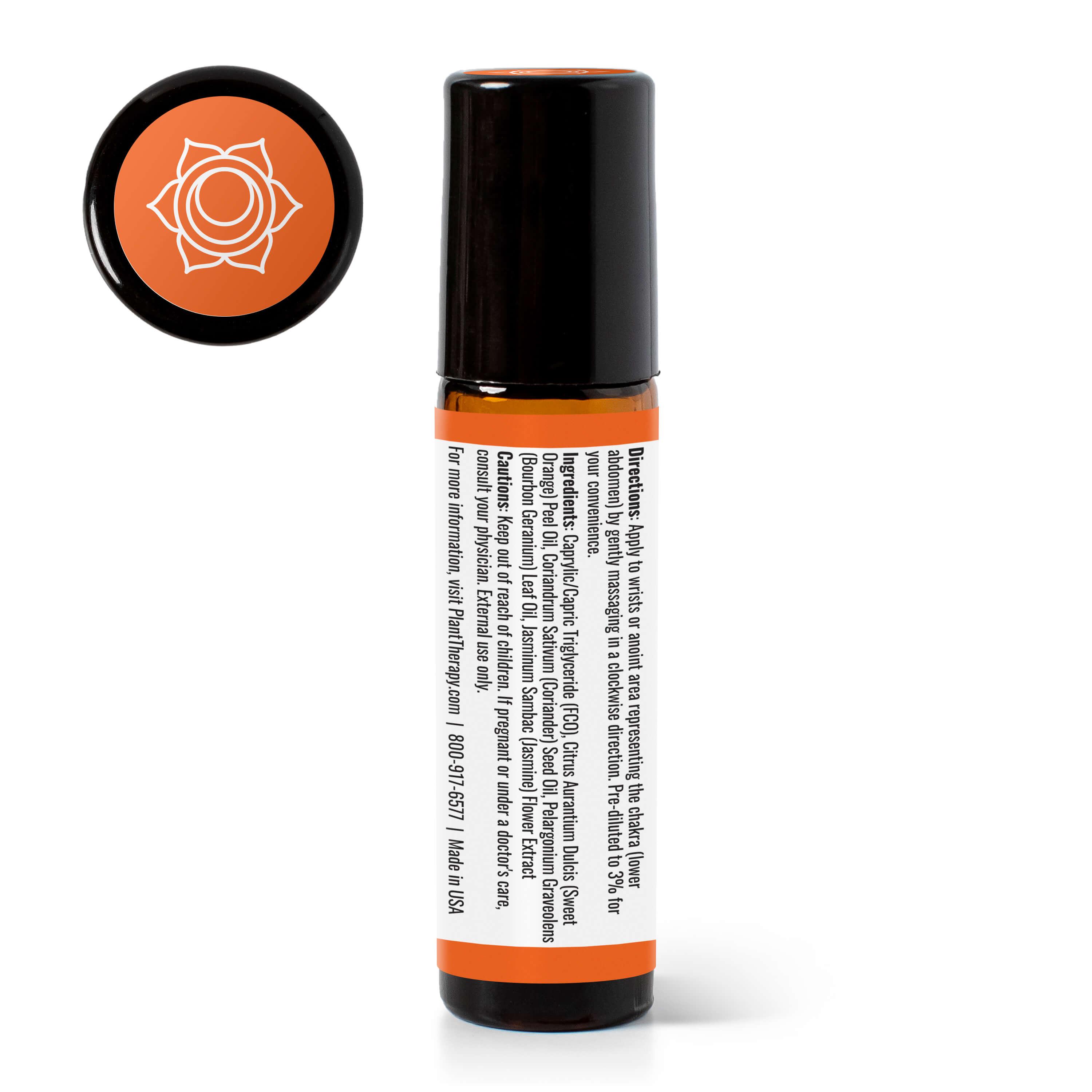 Joyful Creation (Sacral Chakra) Essential Oil Pre-Diluted Roll-On - Nanaka