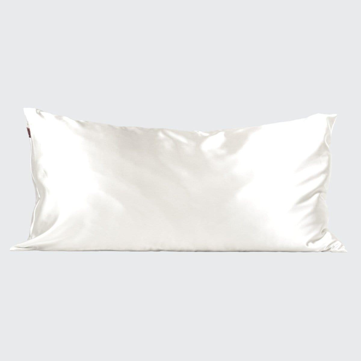 Ivory Satin King Pillowcase