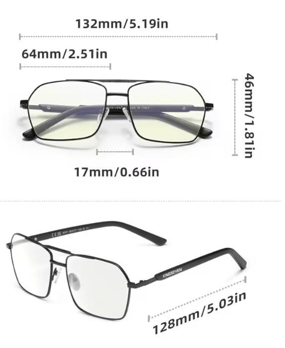 Kingseven Daytime Computer Glasses DreamWalkerz