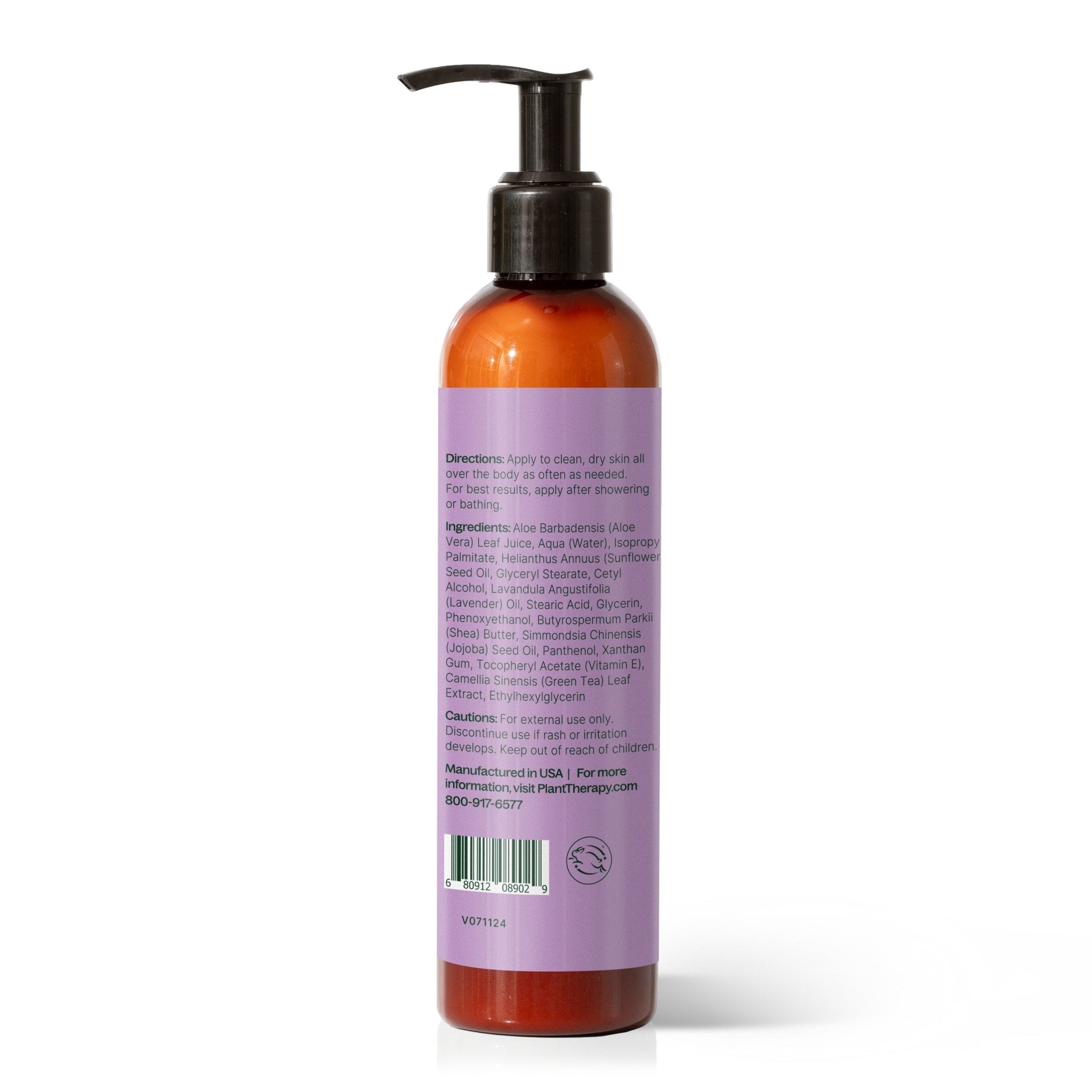 Lavender Body Lotion with Aloe and Shea Plant Therapy