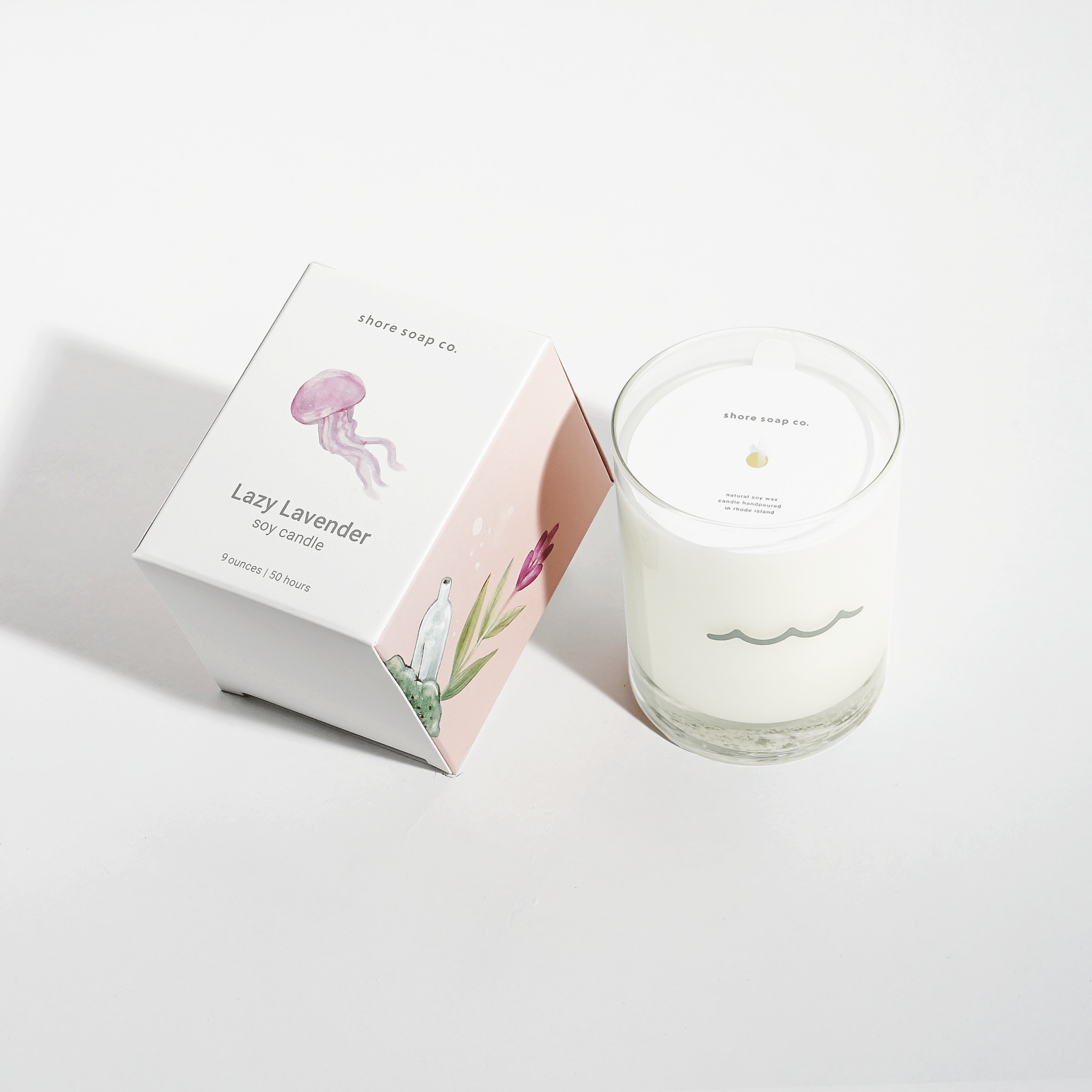 Lazy Lavender Candle Shore Soap Co.