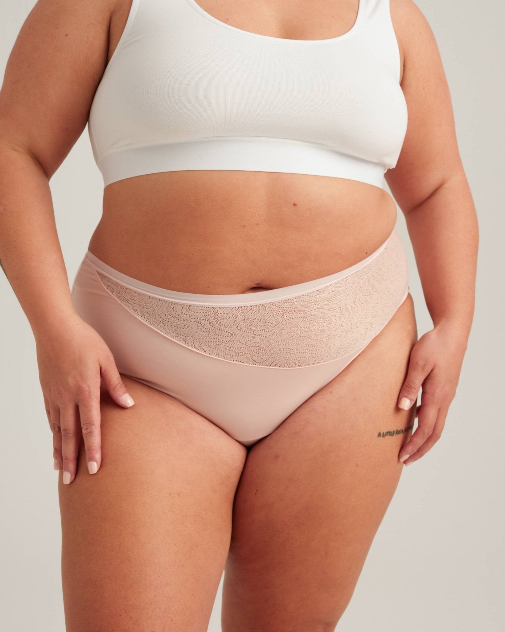 Leakproof Lace High Waist Saalt