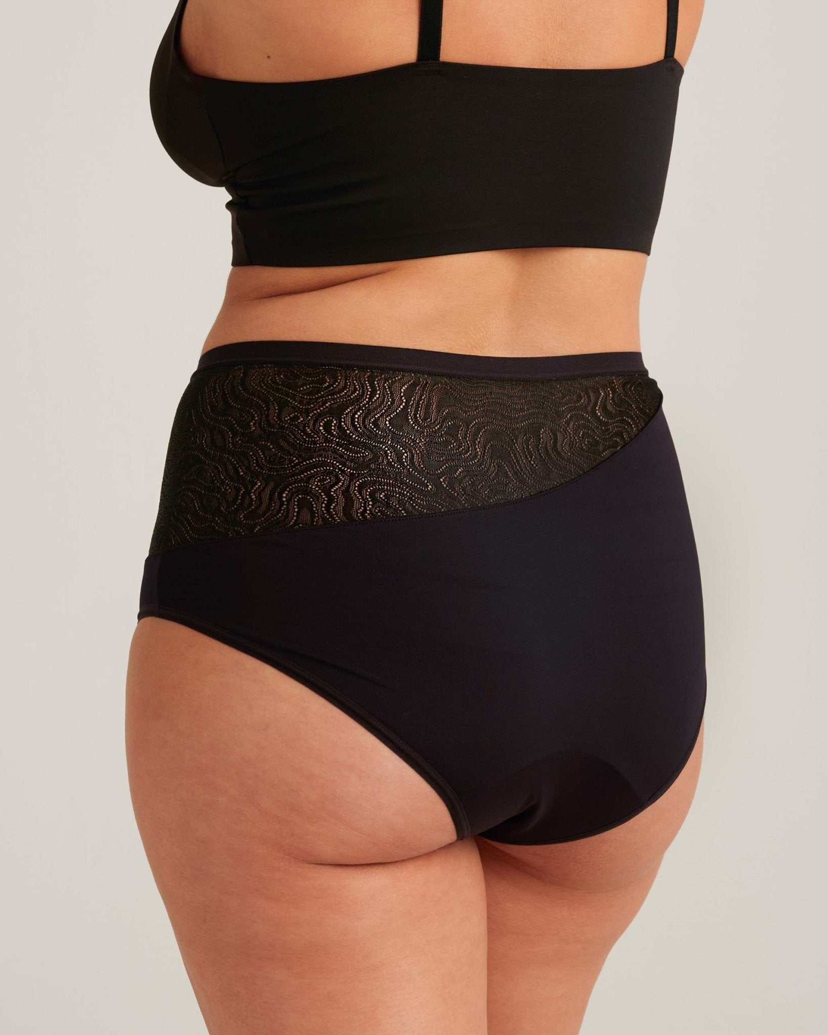 Leakproof Lace High Waist Saalt