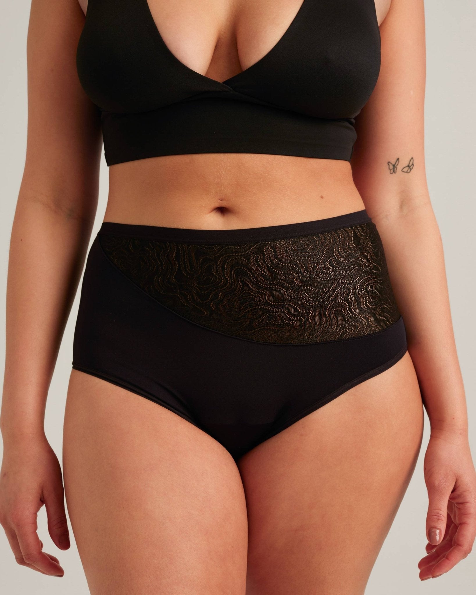 Leakproof Lace High Waist Saalt
