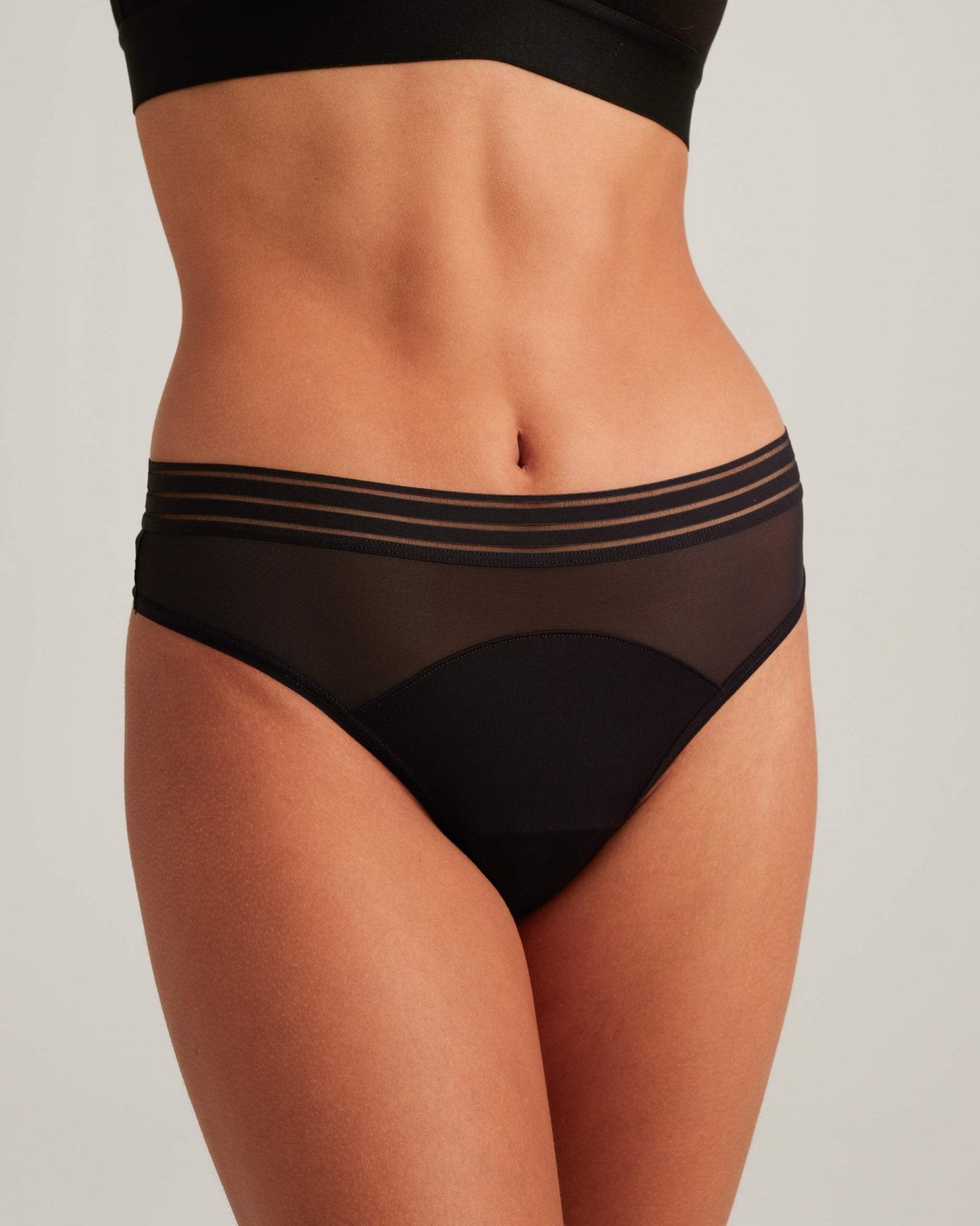 Leakproof Mesh Thong Saalt