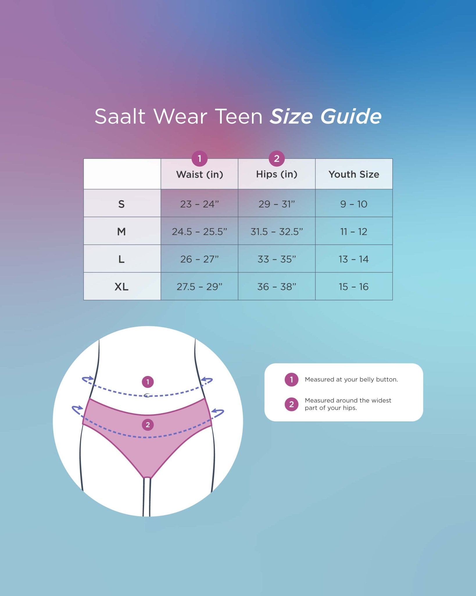 Leakproof Teen Sport Short Saalt