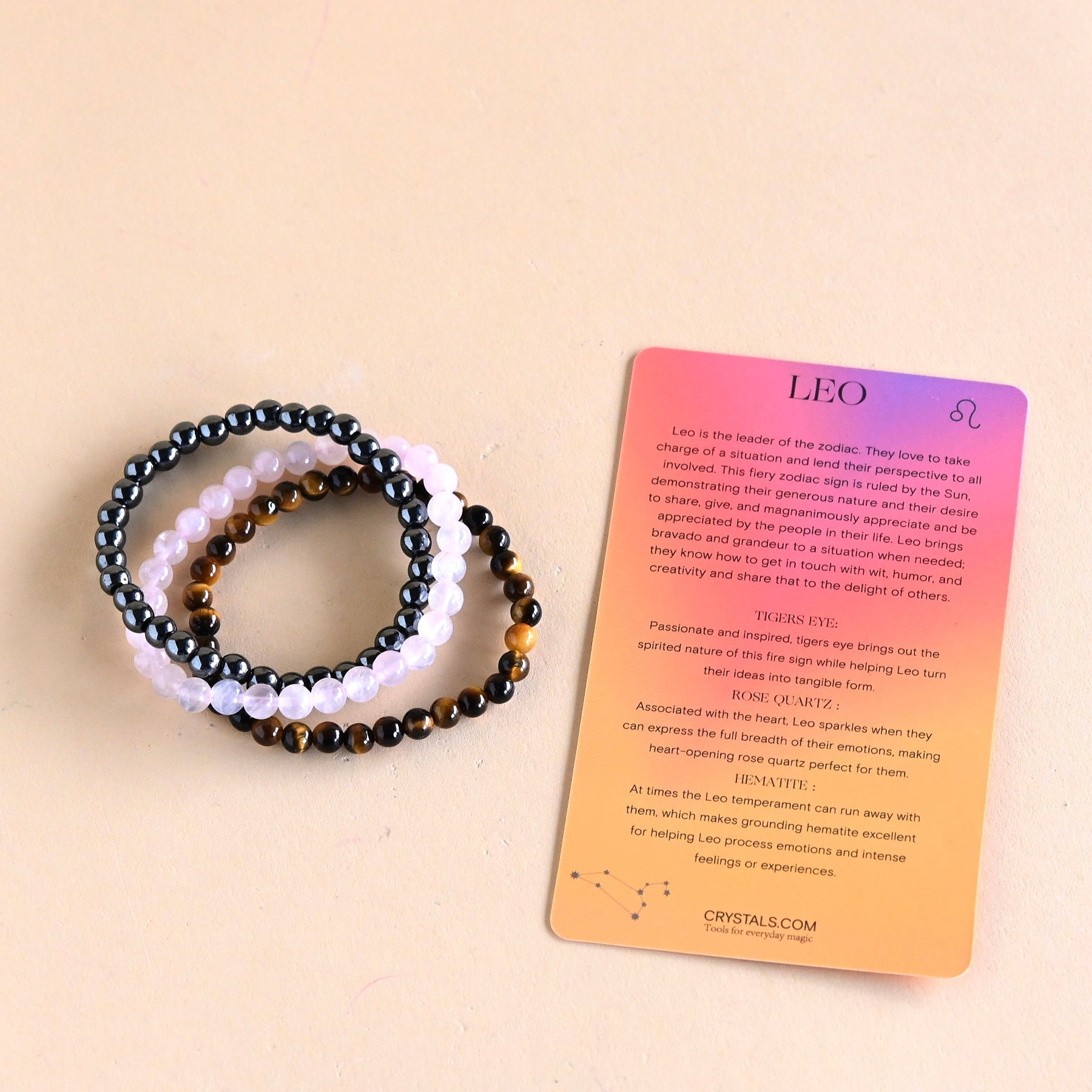 Leo Bracelet Trio CRYSTALS.COM