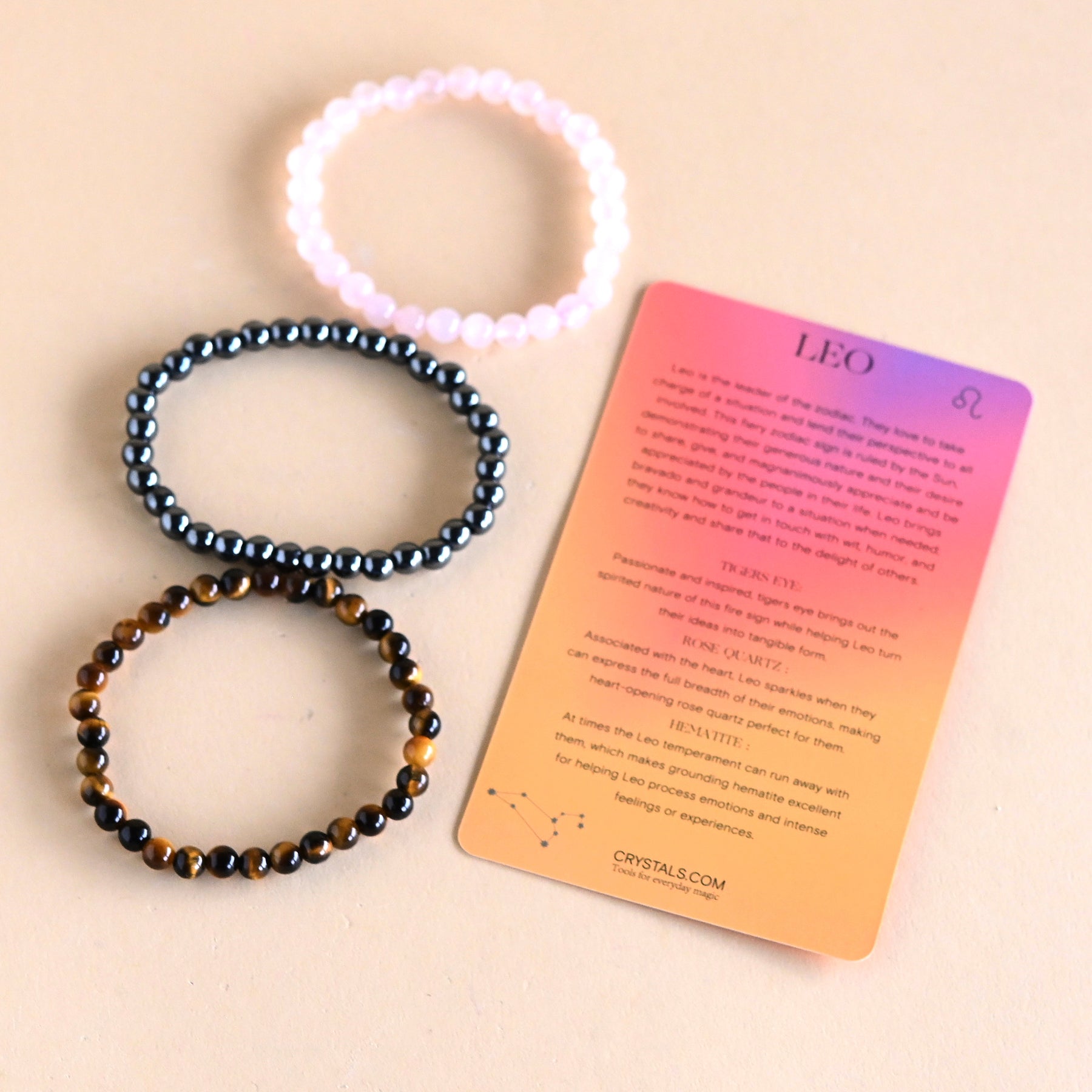 Leo Bracelet Trio CRYSTALS.COM