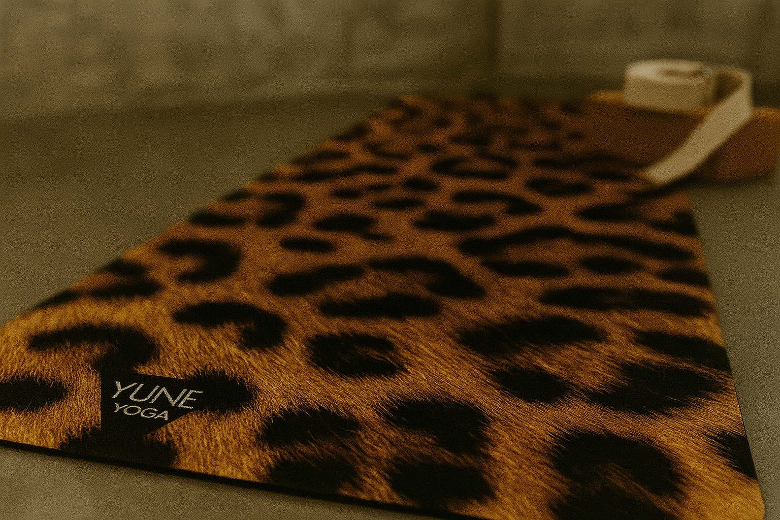 Leopard Pattern Yoga Mat – Eco - Friendly + Grip - Enhanced Flow | Yune Yune Yoga
