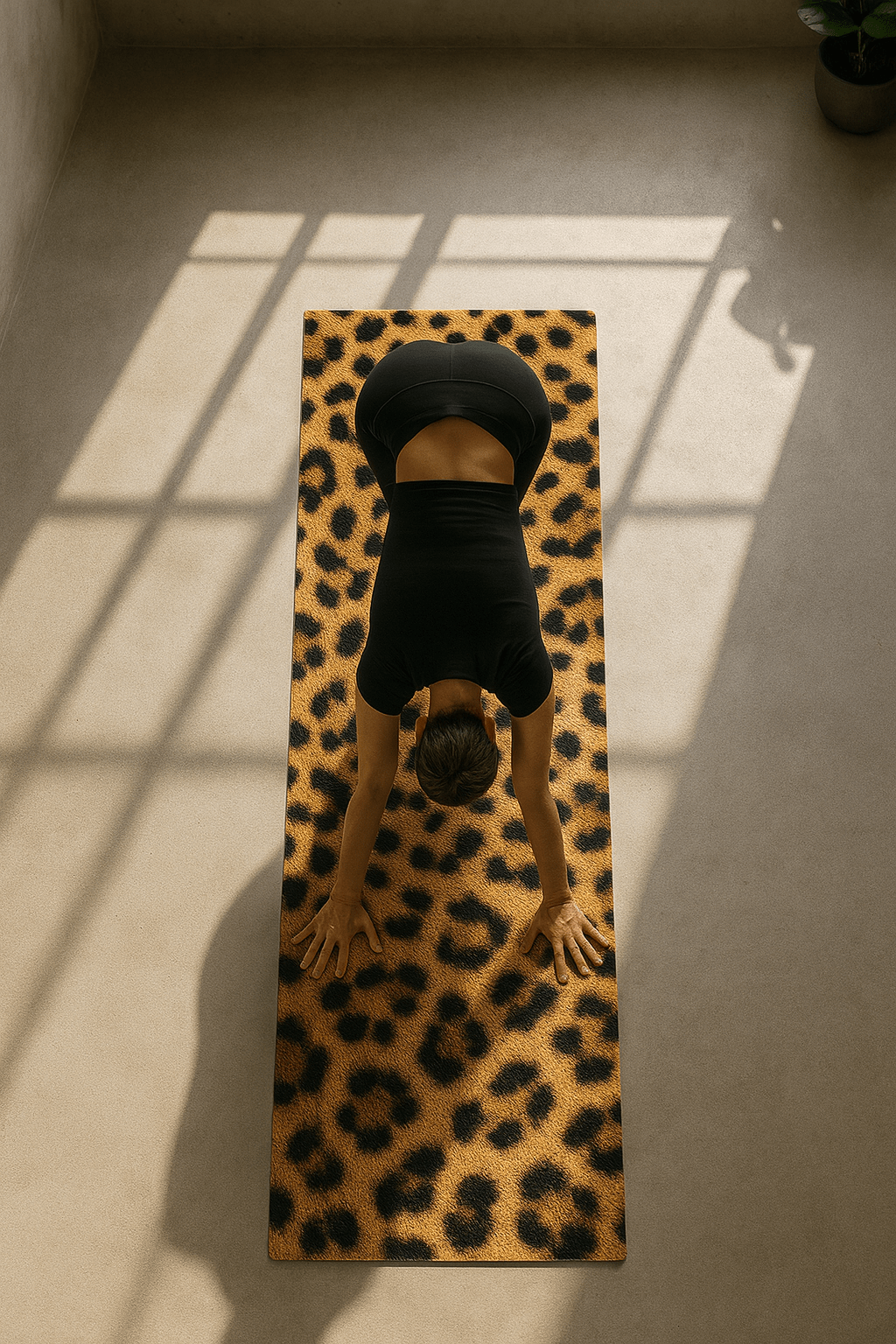 Leopard Pattern Yoga Mat – Eco - Friendly + Grip - Enhanced Flow | Yune Yune Yoga