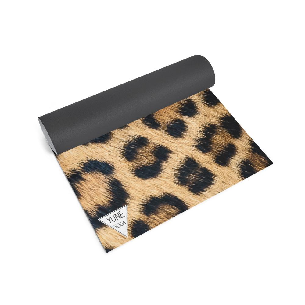 Leopard Pattern Yoga Mat – Eco - Friendly + Grip - Enhanced Flow | Yune Yune Yoga