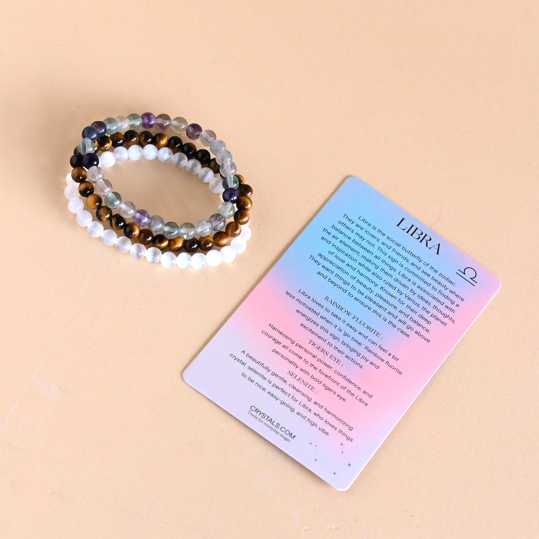 Libra Bracelet Trio CRYSTALS.COM