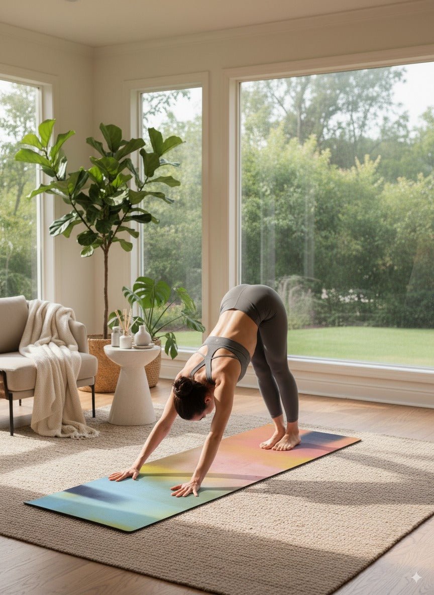 Libra Yoga Mat – Non - Slip Grip, Cushioned Support & Zodiac - Inspired Design Yune Yoga