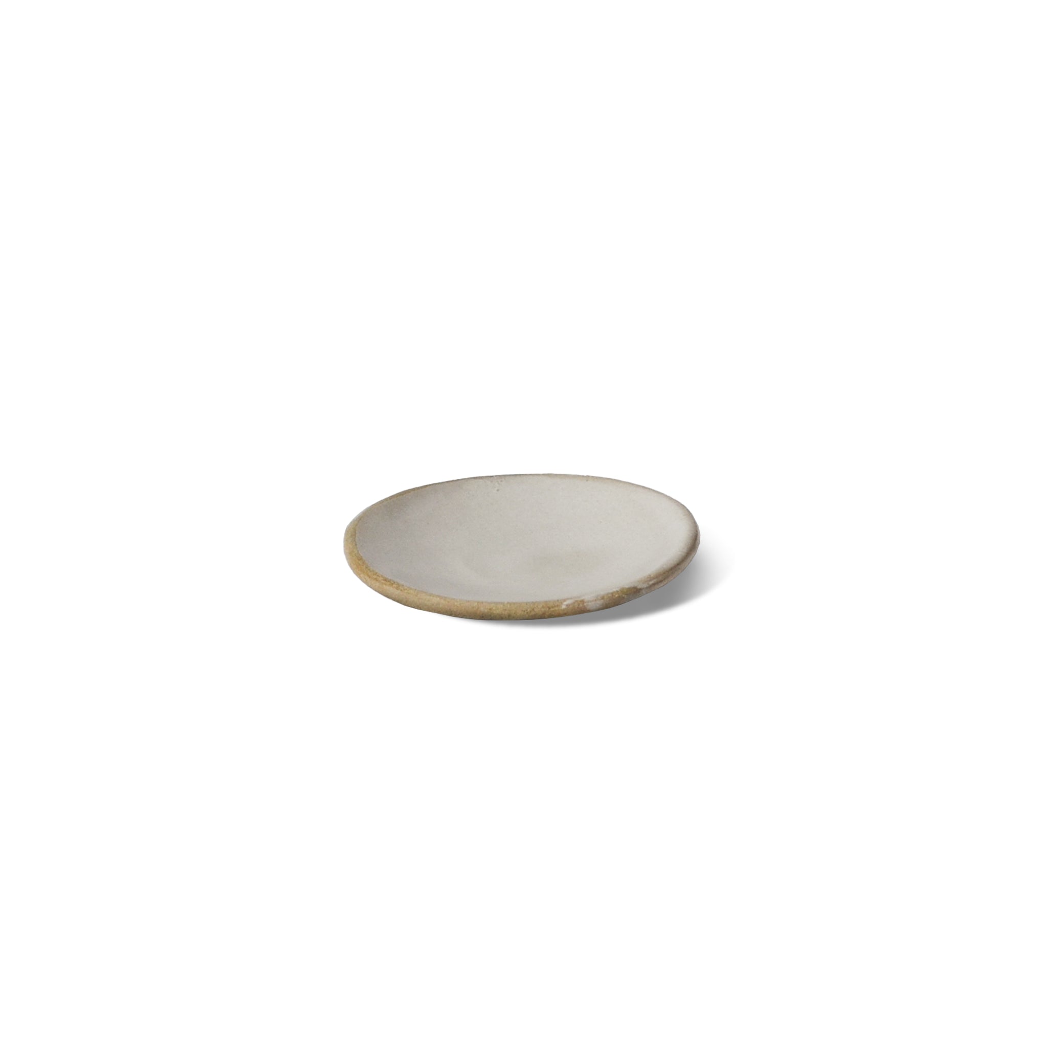Light Grey Ceramic Incense Plate CEDAR AND MYRRH