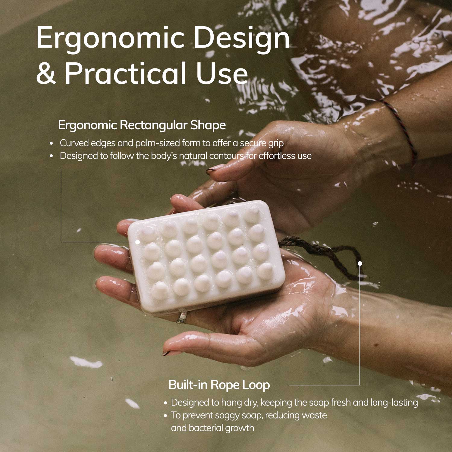 LIMITED Palo Santo Exfoliating Massage Bar Soap - Hand - wrapped Version CEDAR AND MYRRH