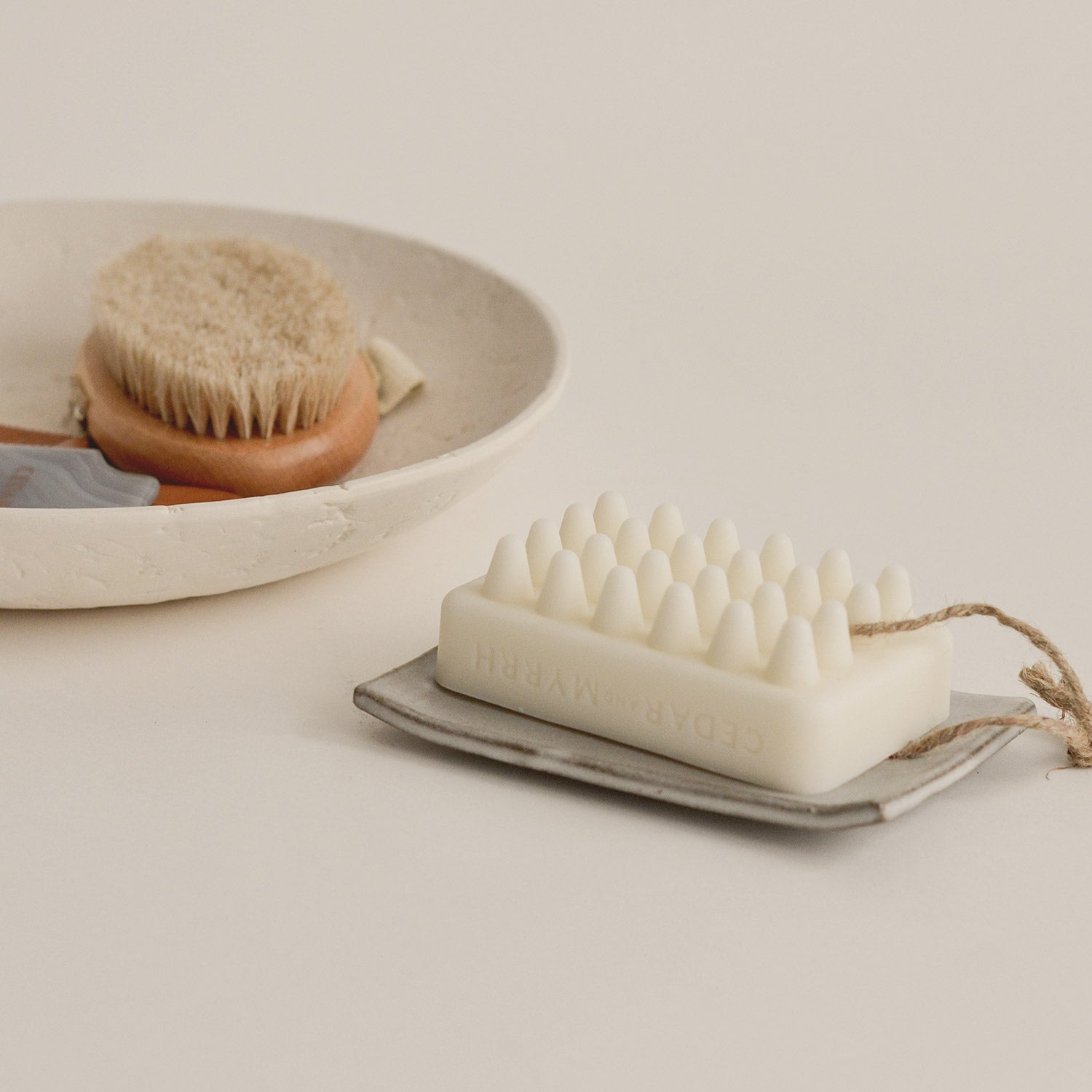LIMITED Palo Santo Massage Bar Soap – Hand - Wrapped Version CEDAR AND MYRRH