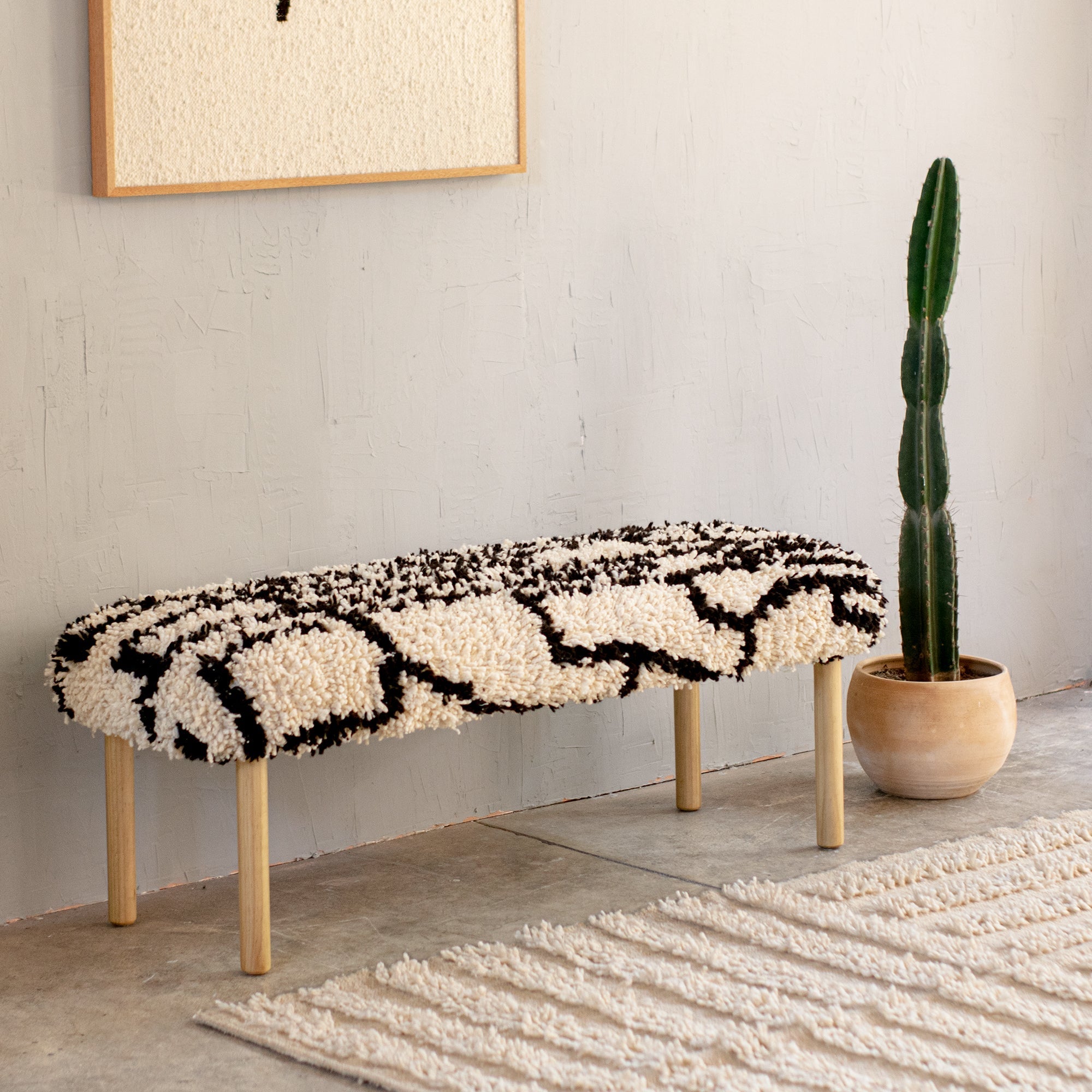 Linear II Wool Rug by Diego Olivero Studio MESO