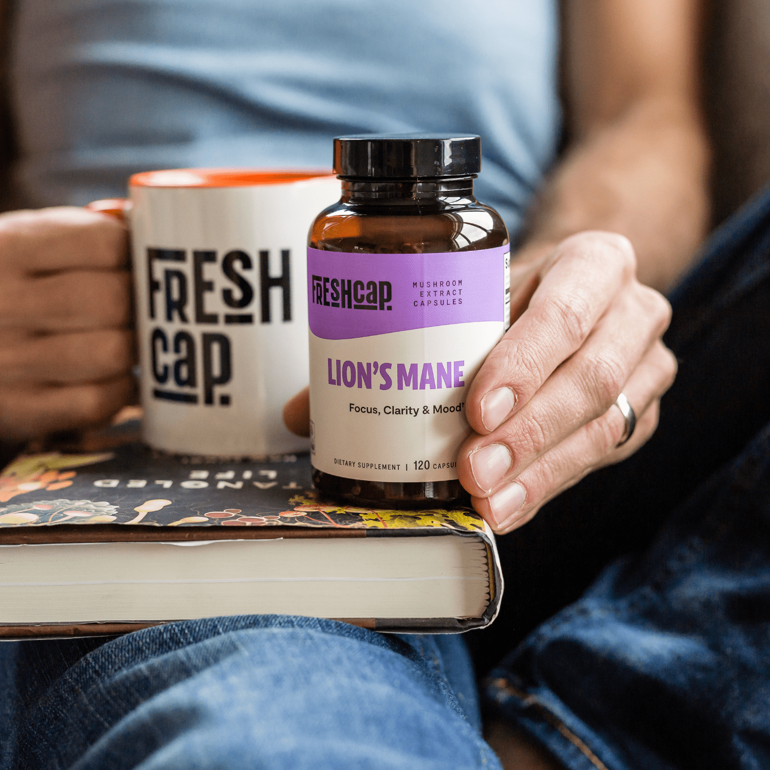 Lion's Mane Mushroom Extract Capsules FreshCap Mushrooms