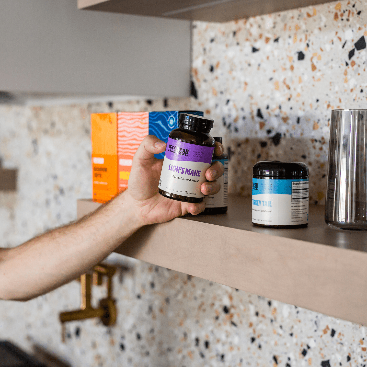 Lion's Mane Mushroom Extract Capsules FreshCap Mushrooms