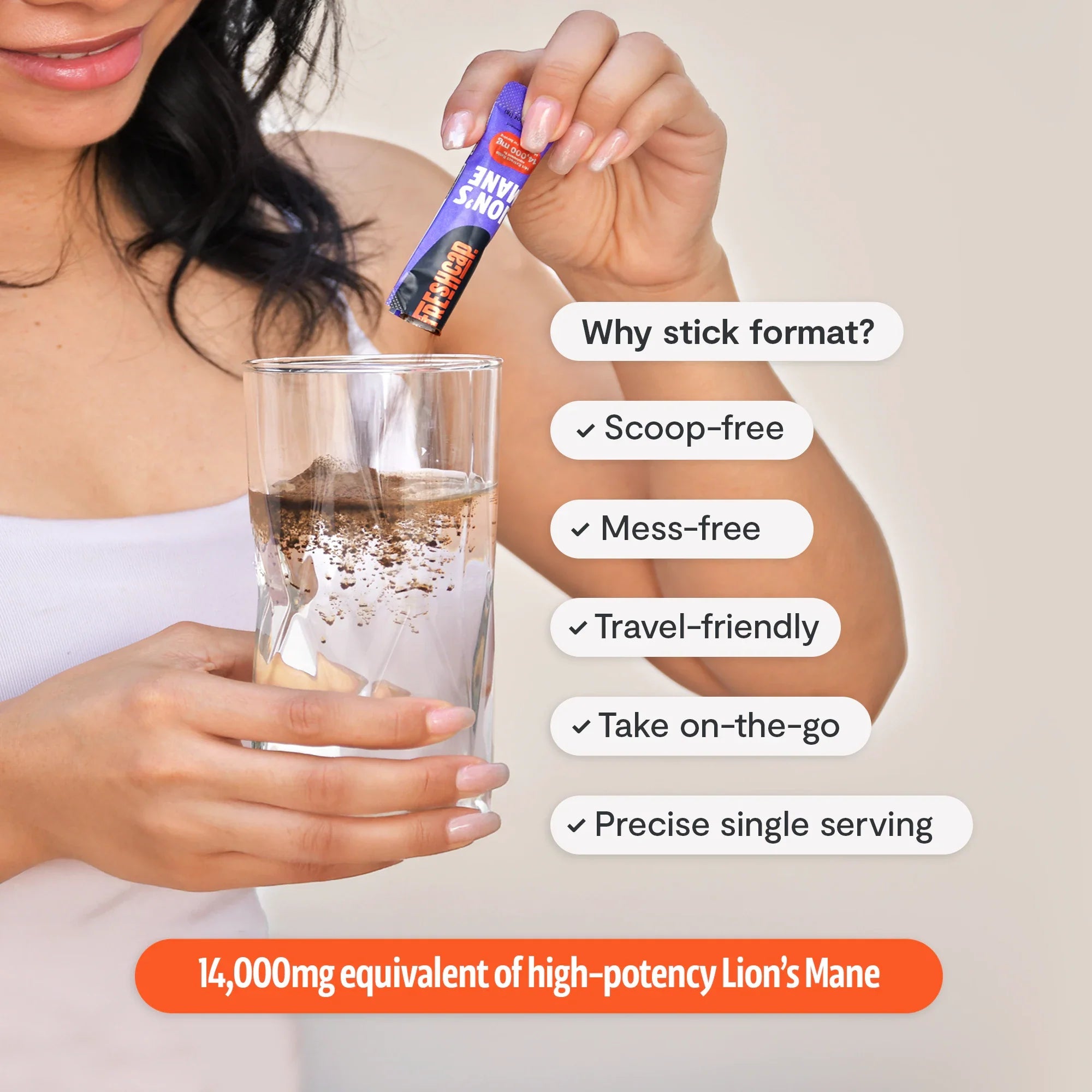 Lion's Mane Mushroom Extract Powder FreshCap Mushrooms