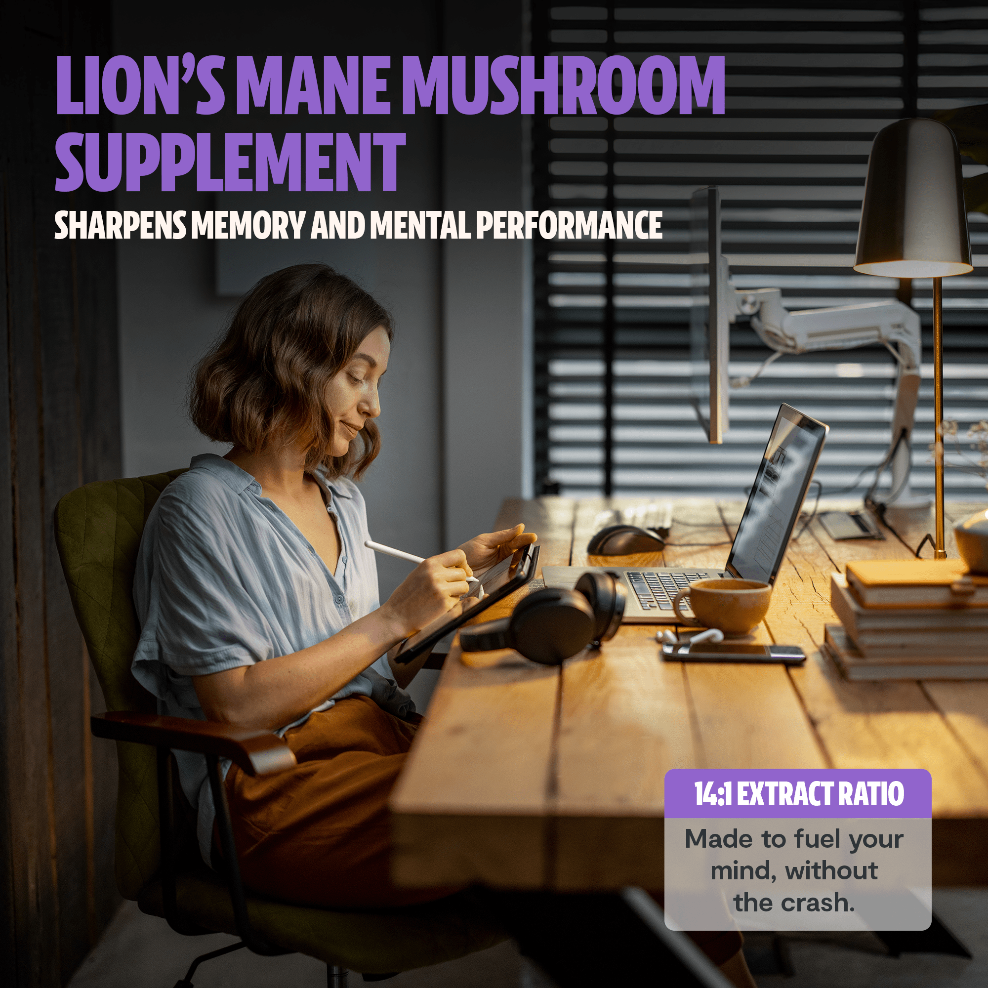 Lion's Mane Mushroom Extract Powder FreshCap Mushrooms