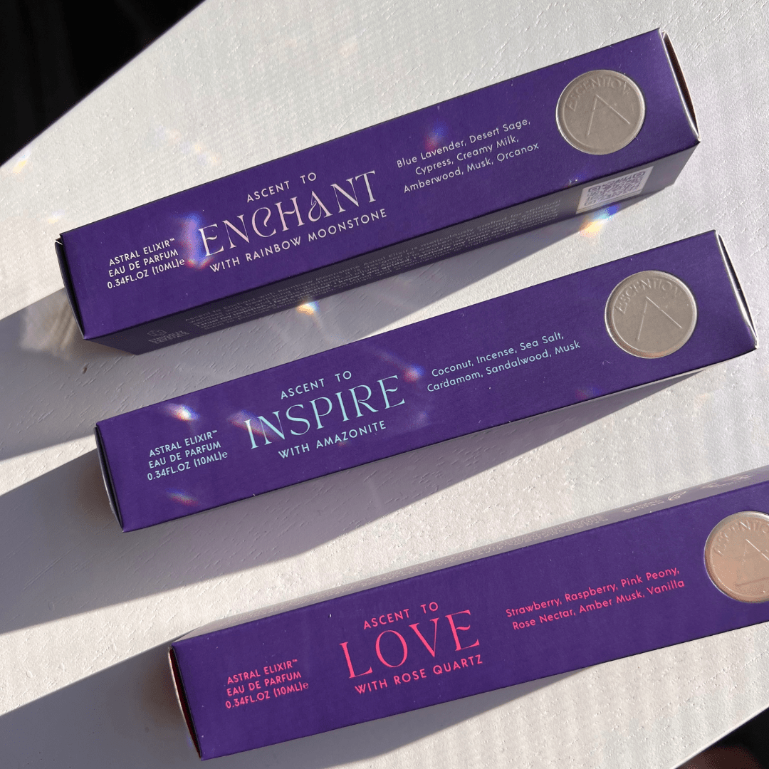 Love, Inspire, Enchant Bundle Ascention Beauty - Wellness Clean Cruelty - Free Vegan Perfume