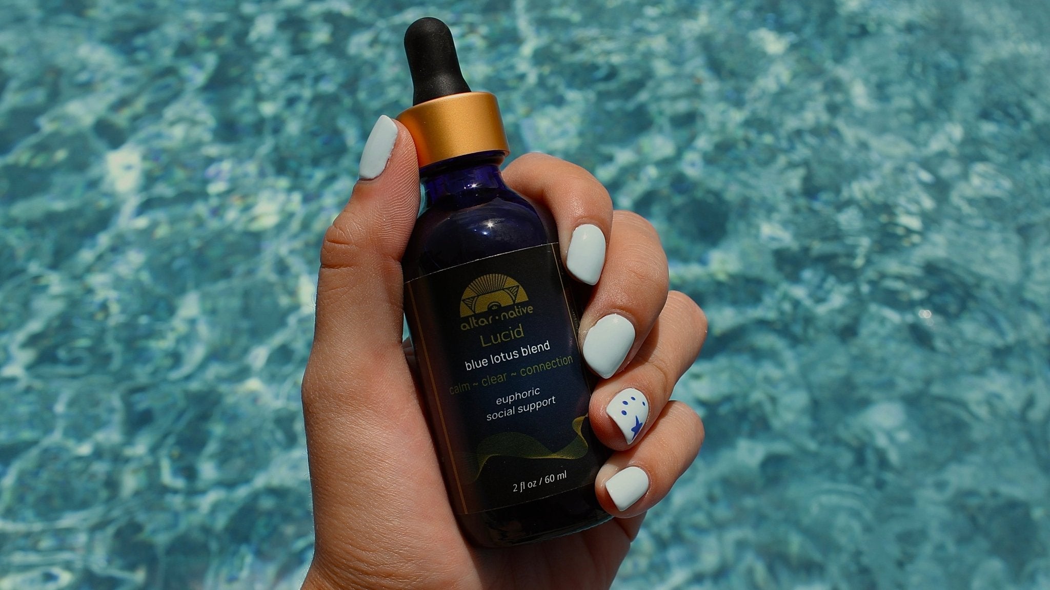 Lucid ✦ Blue Lotus Tincture Altar Native