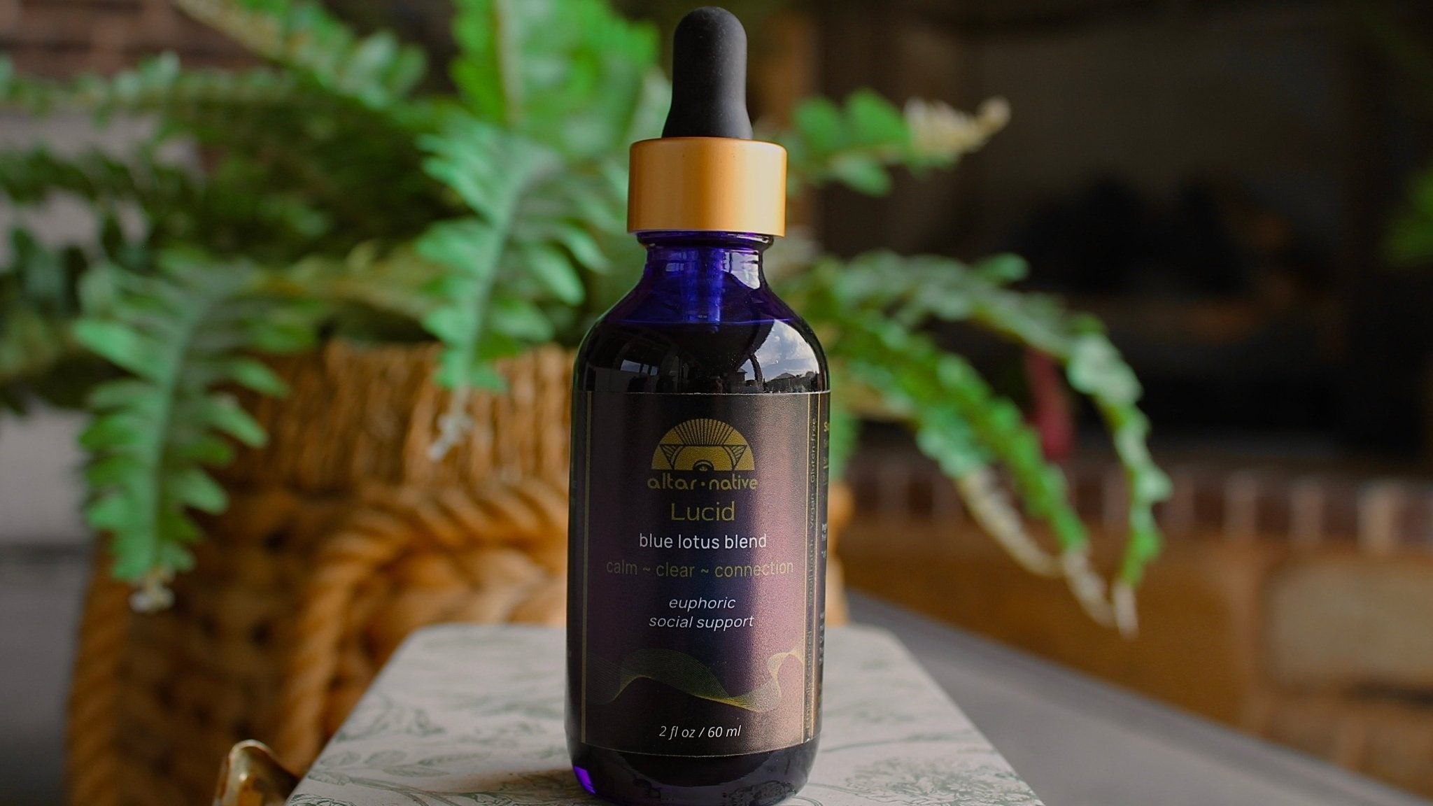 Lucid ✦ Blue Lotus Tincture Altar Native