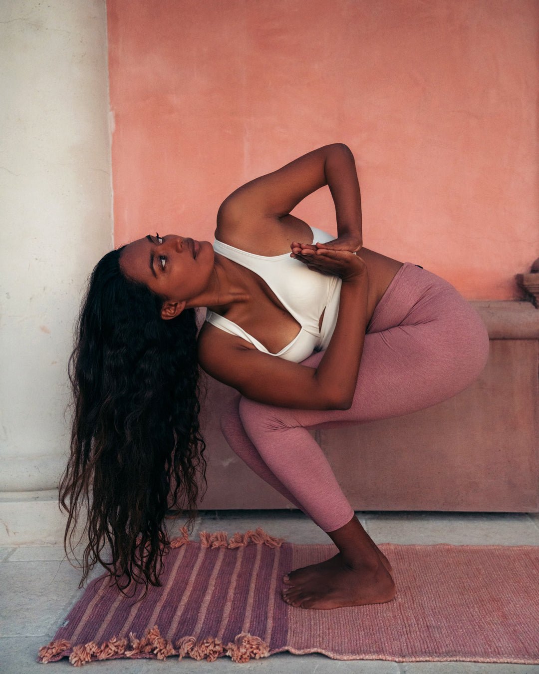 Madder Root and Sappan Wood Ayurvedic Yoga Mat Bennd Yoga