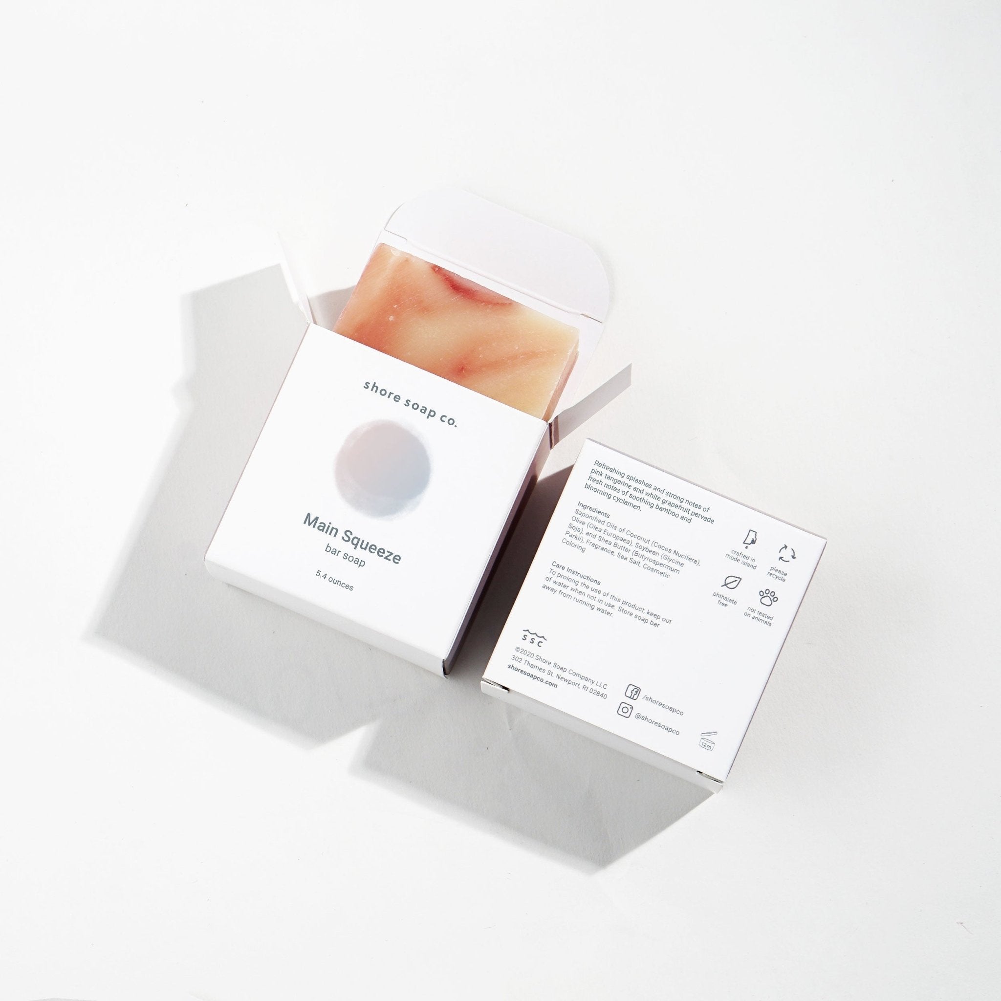 Main Squeeze Bar Soap Shore Soap Co.