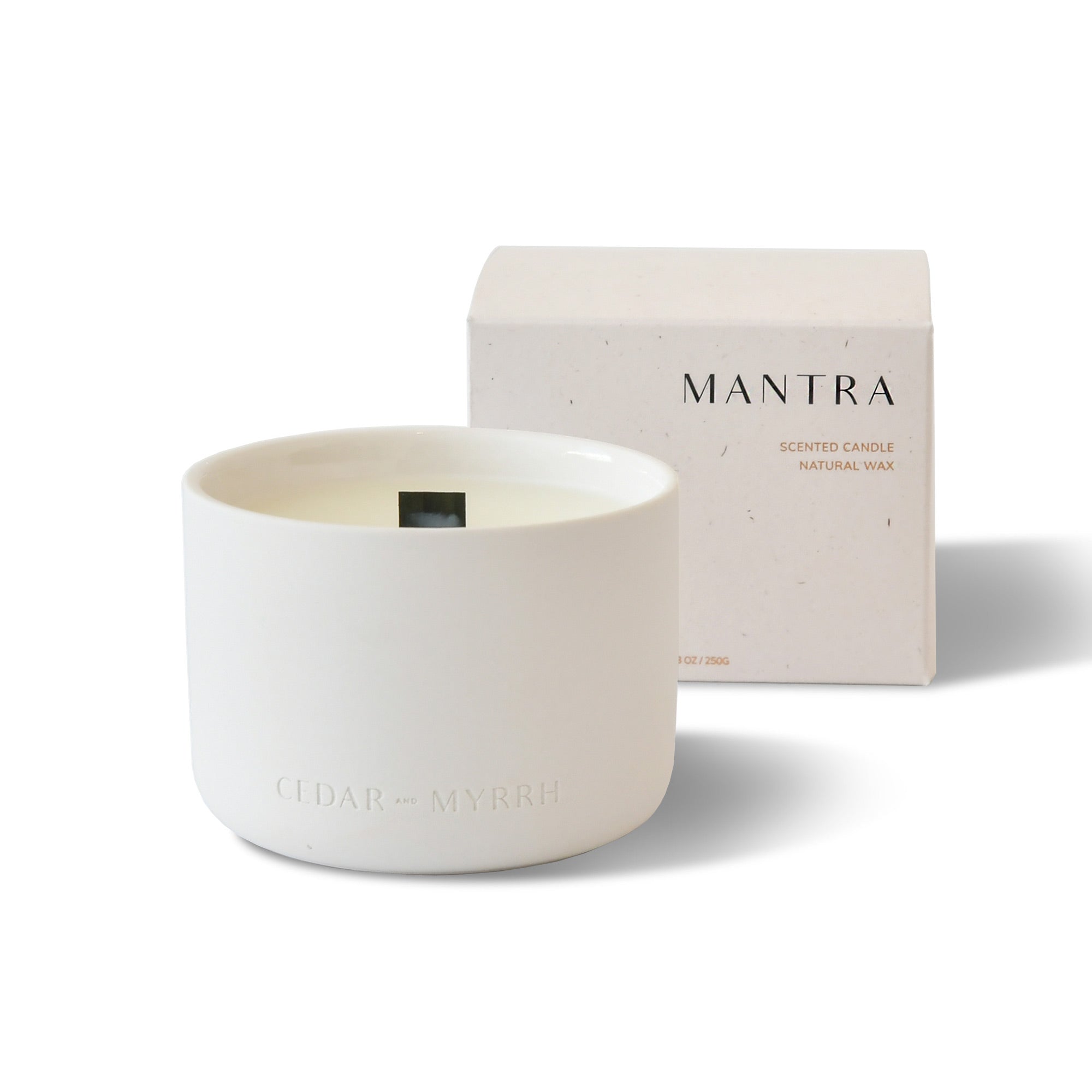 Mantra Wellness Candle CEDAR AND MYRRH
