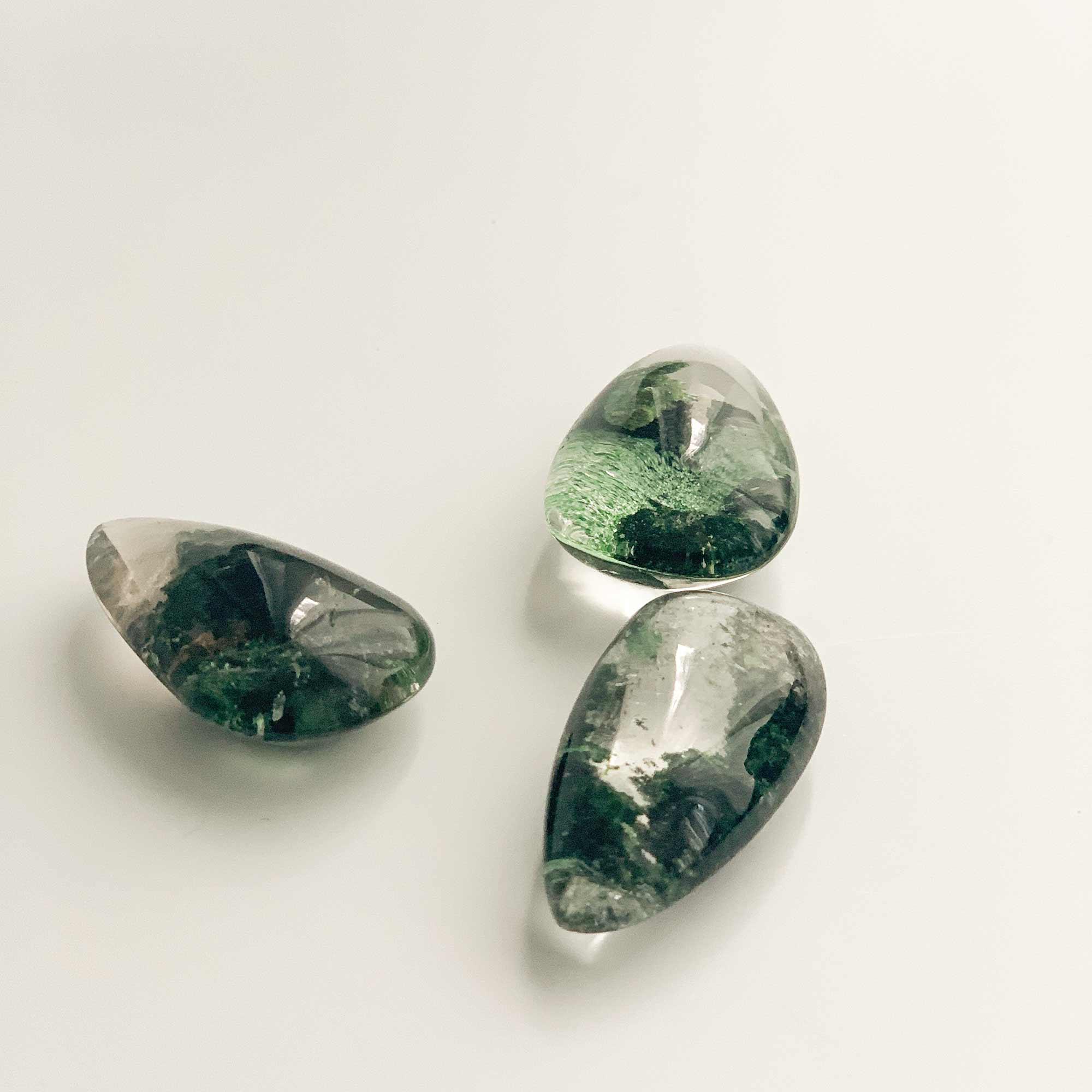 Medium Green Ghost Crystal CEDAR AND MYRRH