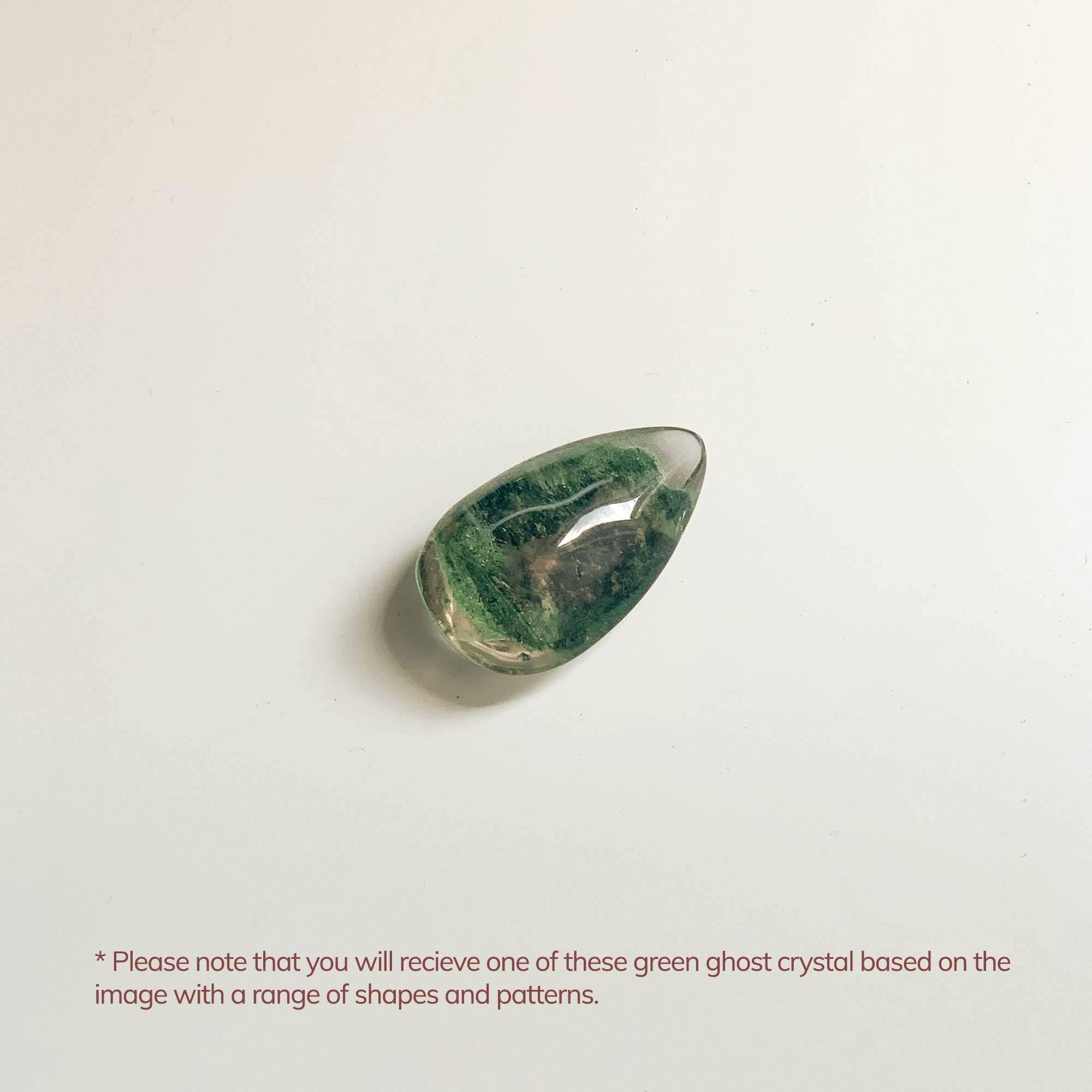 Medium Green Ghost Crystal CEDAR AND MYRRH