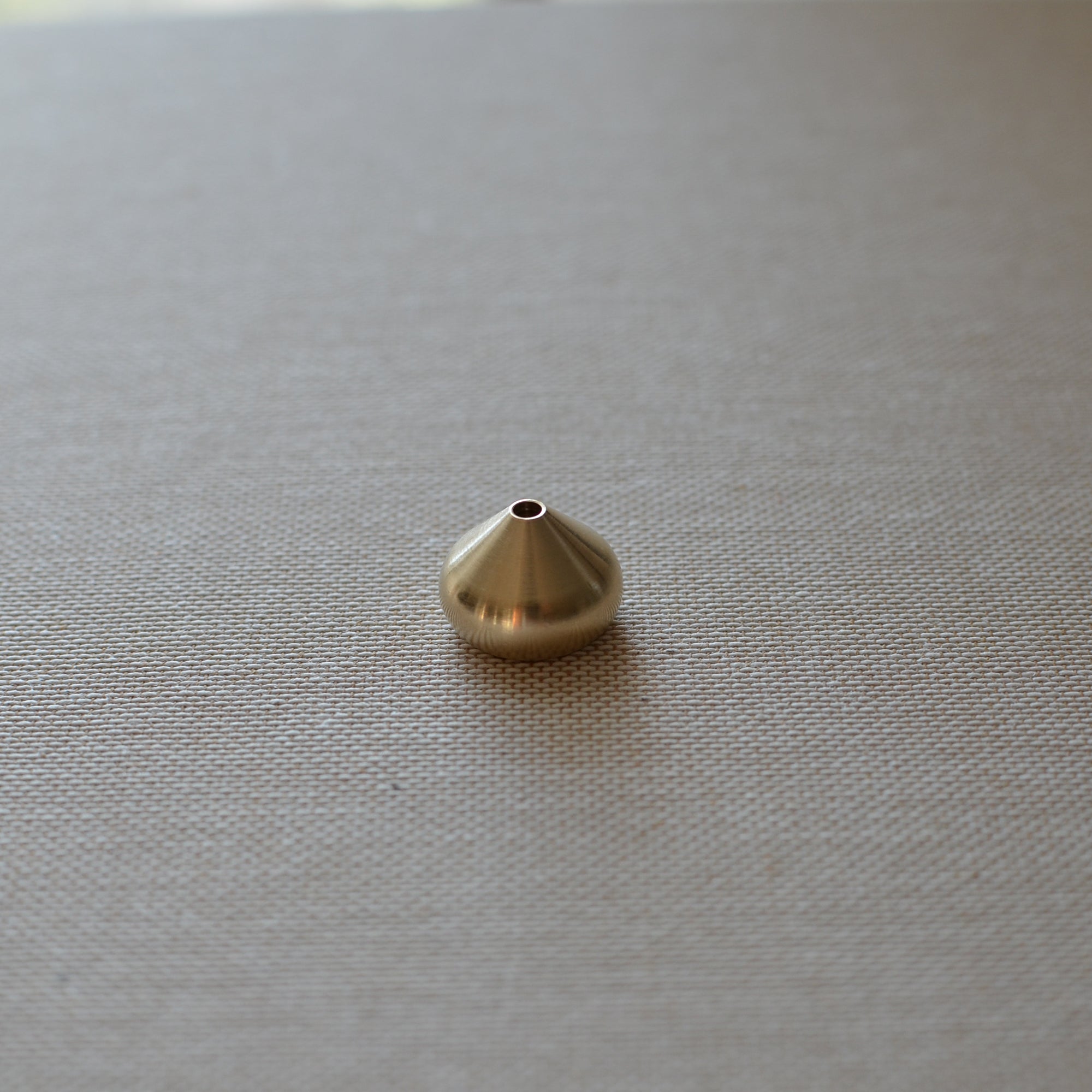 Medium Waterdrop Brass Incense Holder CEDAR AND MYRRH