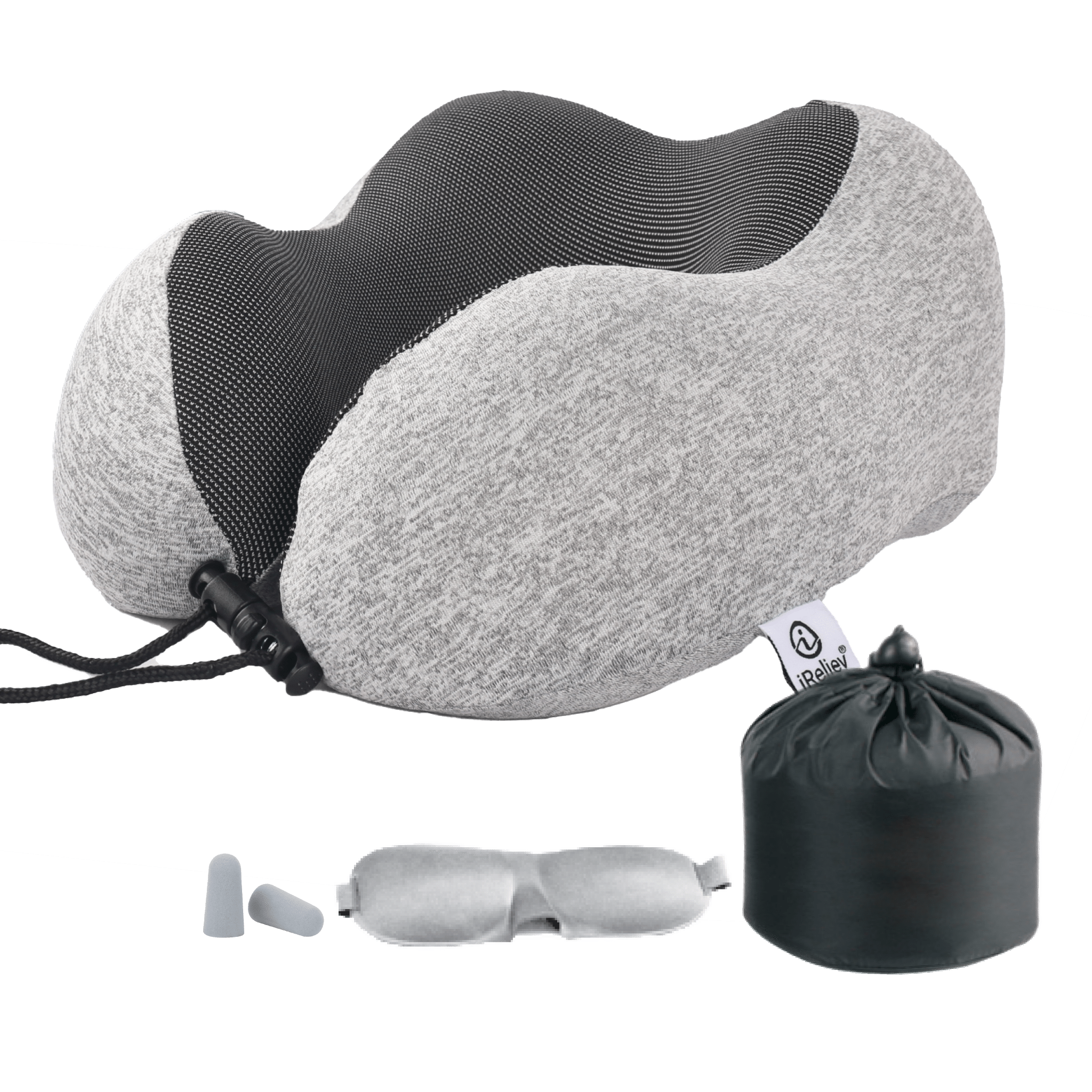 Memory Foam Travel Pillow iReliev
