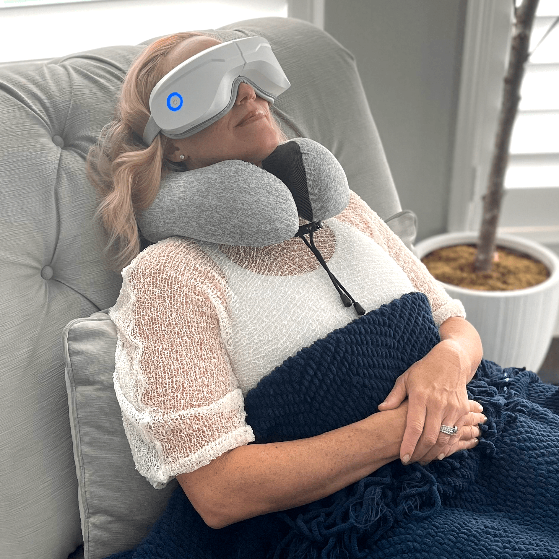 Memory Foam Travel Pillow iReliev