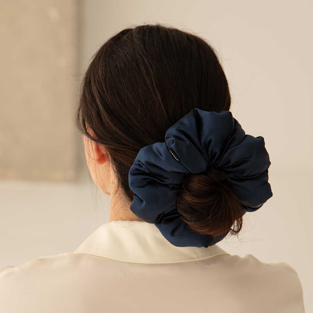 Midnight Blue - Padded Scrunchie Drowsy