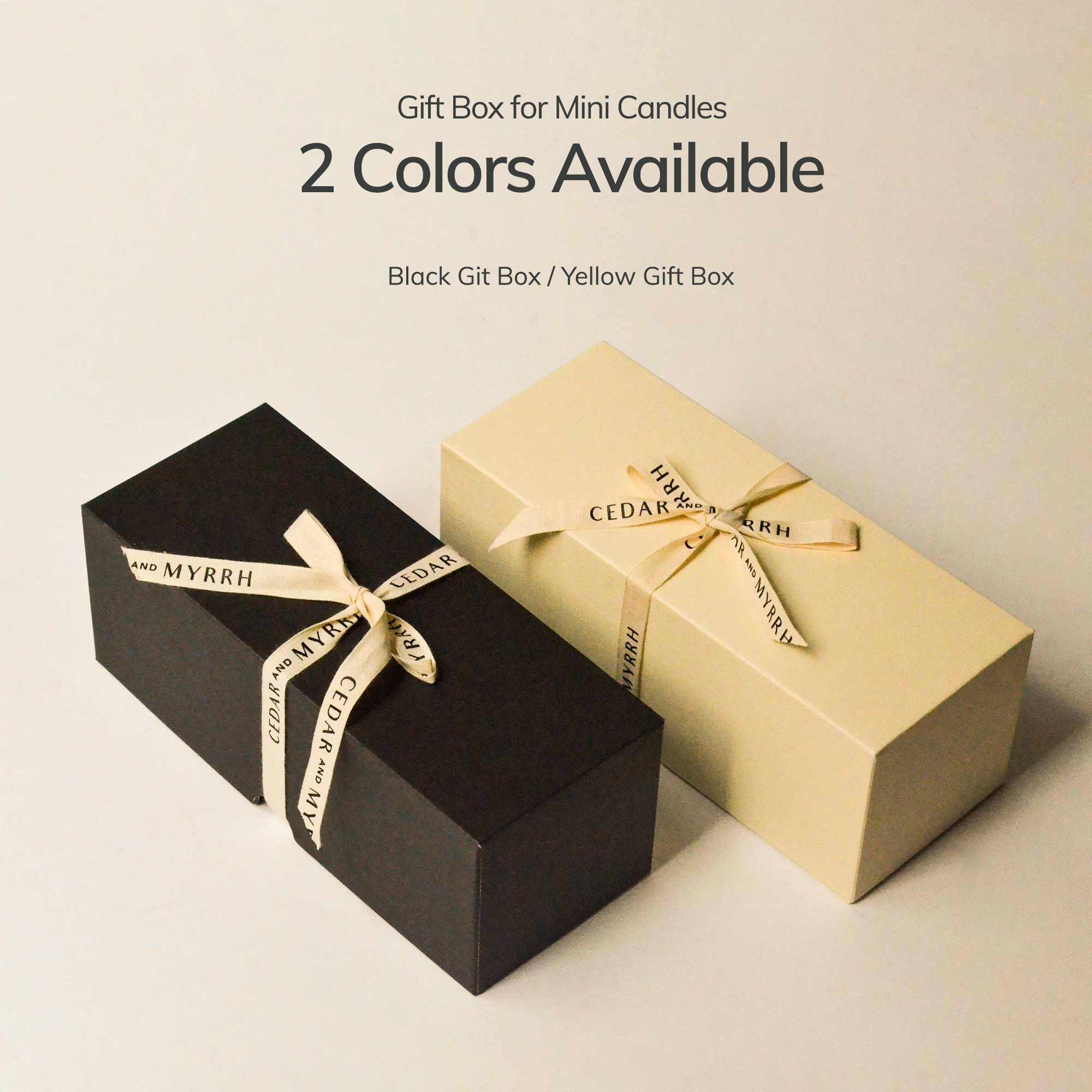 Mini Wellness Candle Gift Set CEDAR AND MYRRH